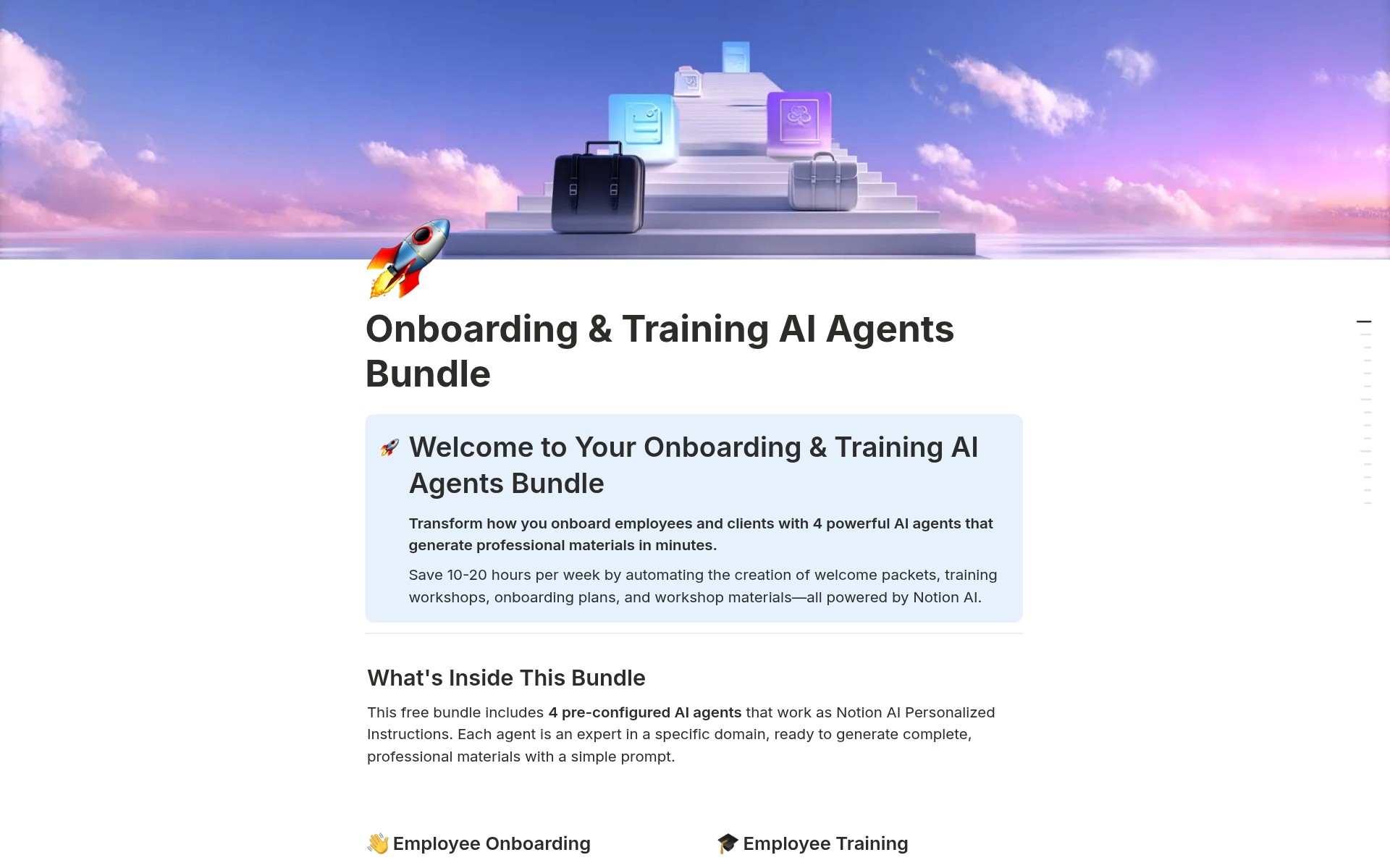 Onboarding & Training AI Agents Bundle Screenshot