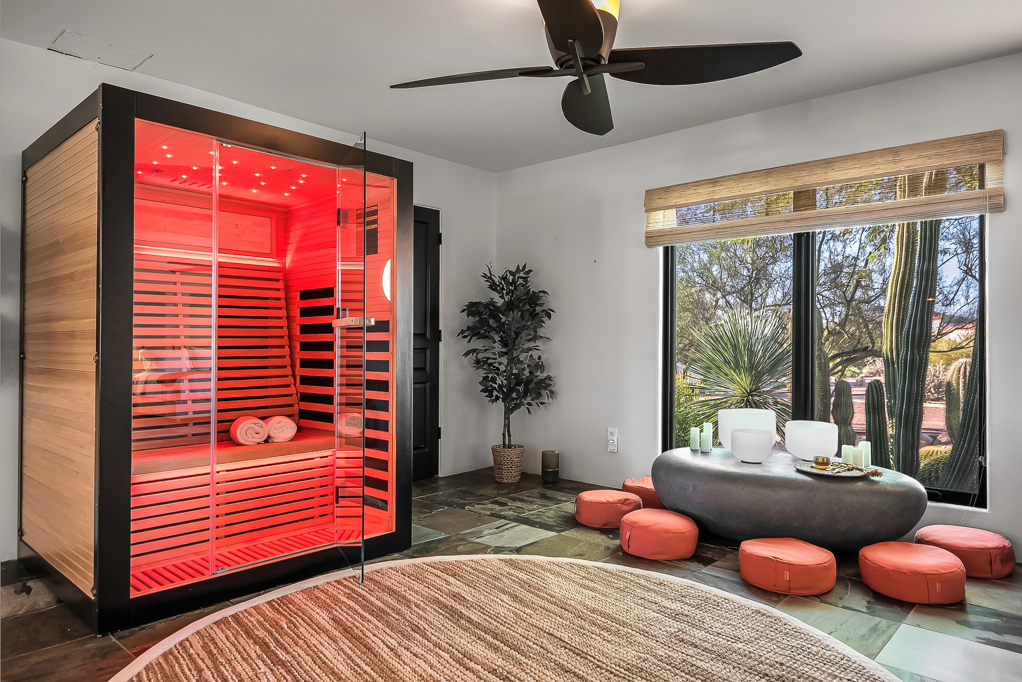 Private sauna at Saguaro Sanctuary Cave Creek