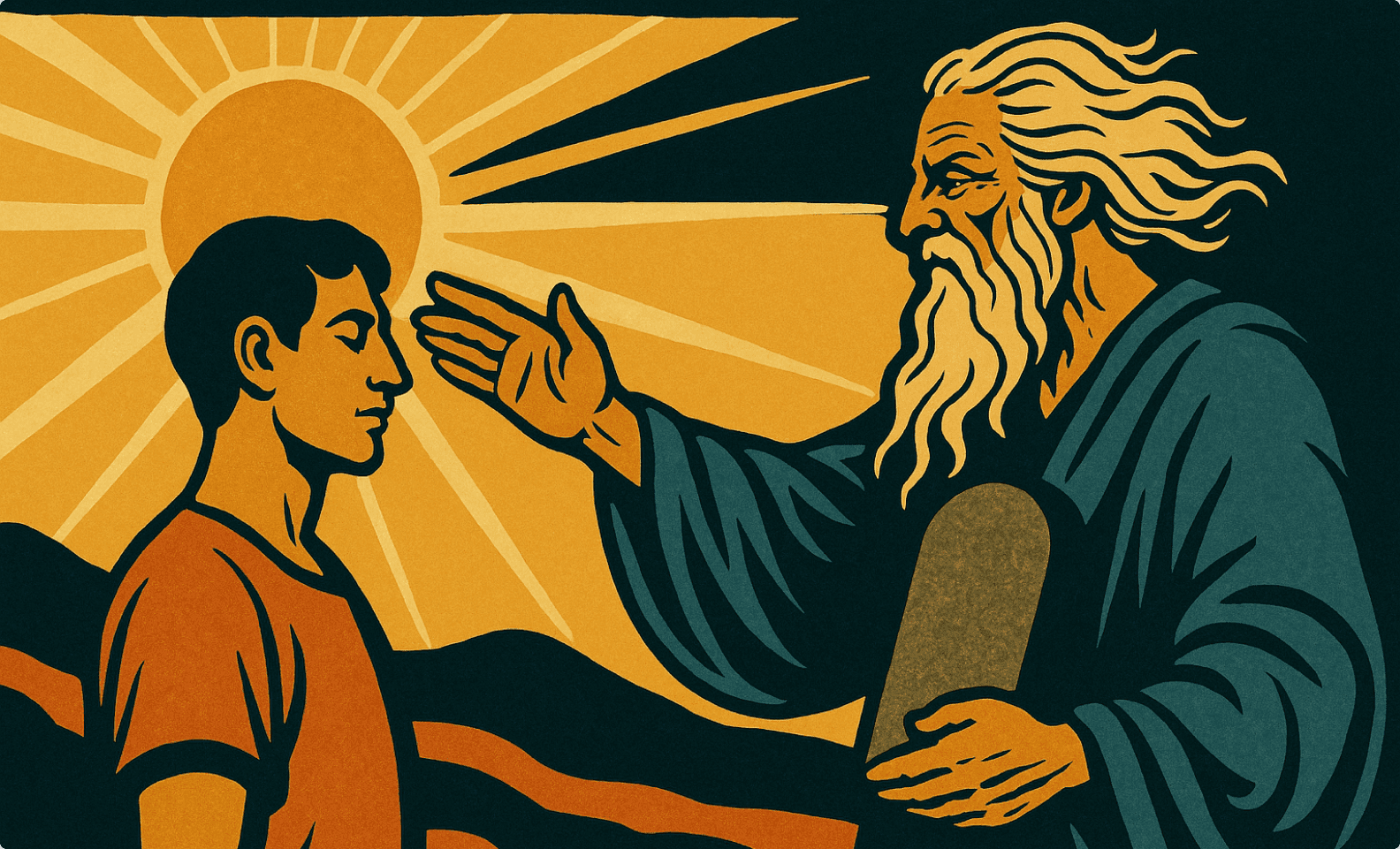 Moses and Joshua