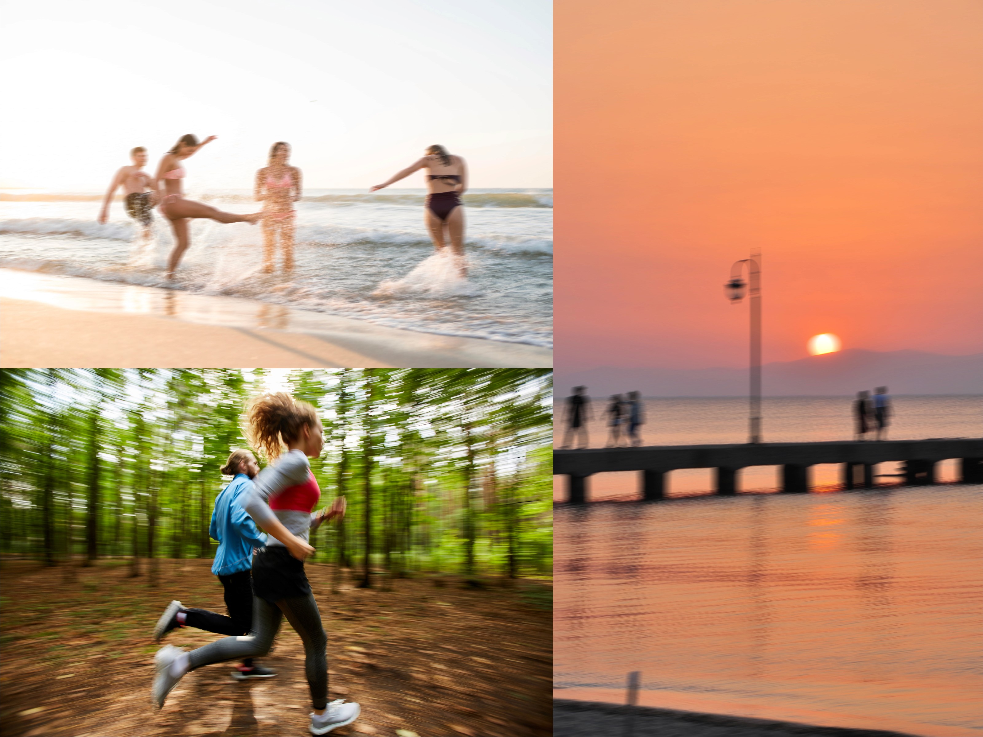 blurry action shots for branding