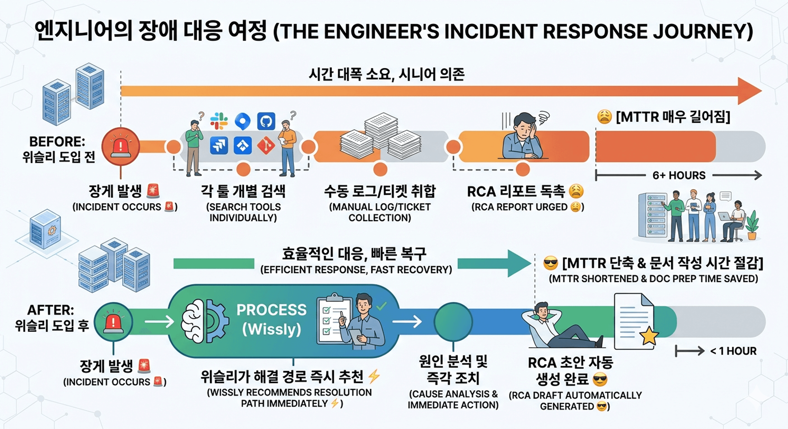 비정형 데이터 AI 활용법: 분산된 운영 데이터를 활용한 IT 장애 대응 자동화 방법