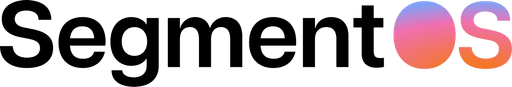The SegmentOS logo, featuring 'Segment' in black text and 'OS' in a vibrant color gradient.