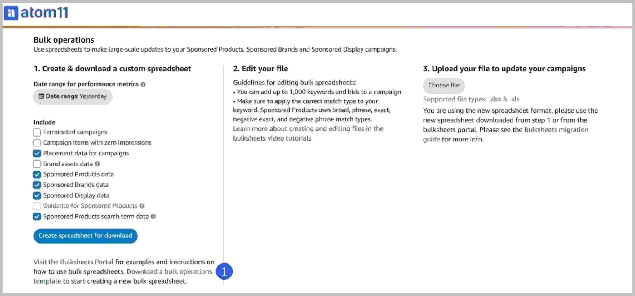 Download bulk file upload sheet  @@  Download bulk file upload sheet