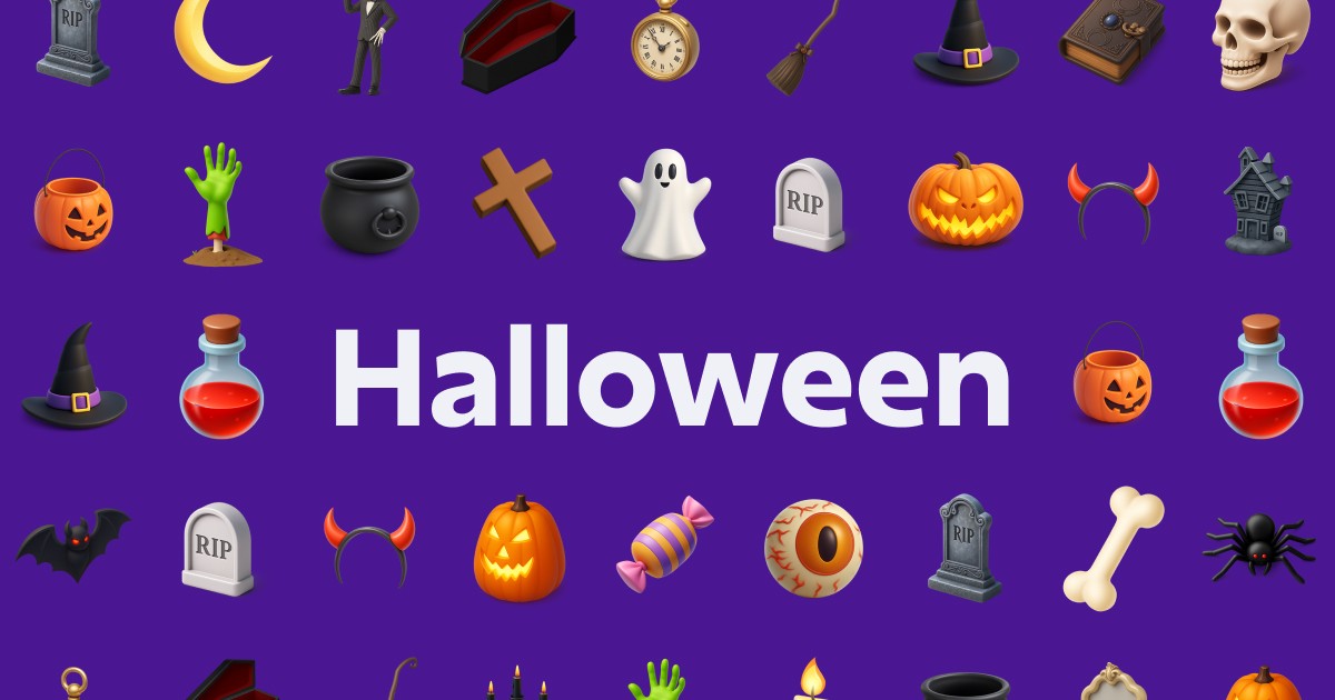 Halloween 3D Icons Launch Tridicon