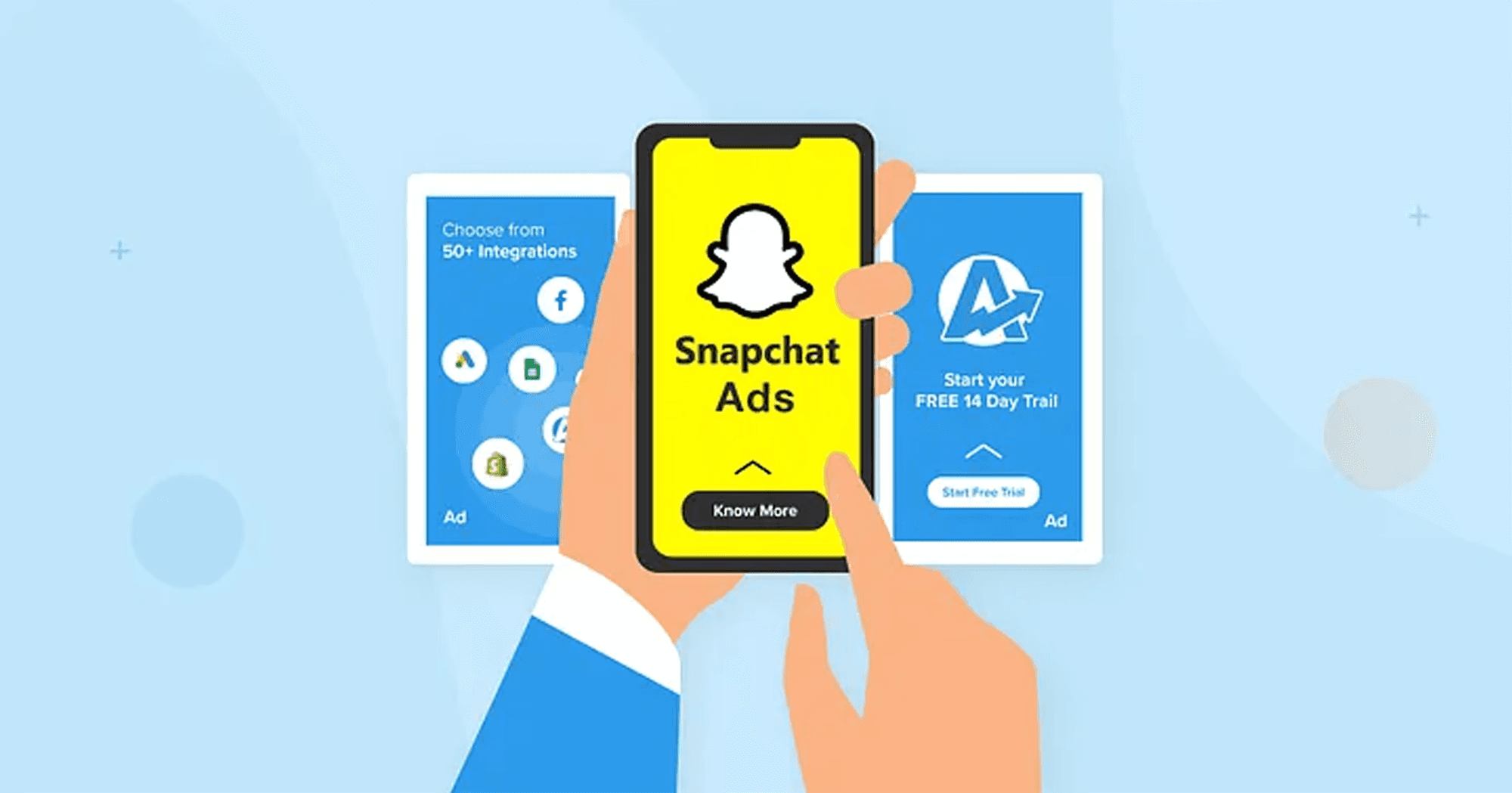 ideal products for snapchat ads