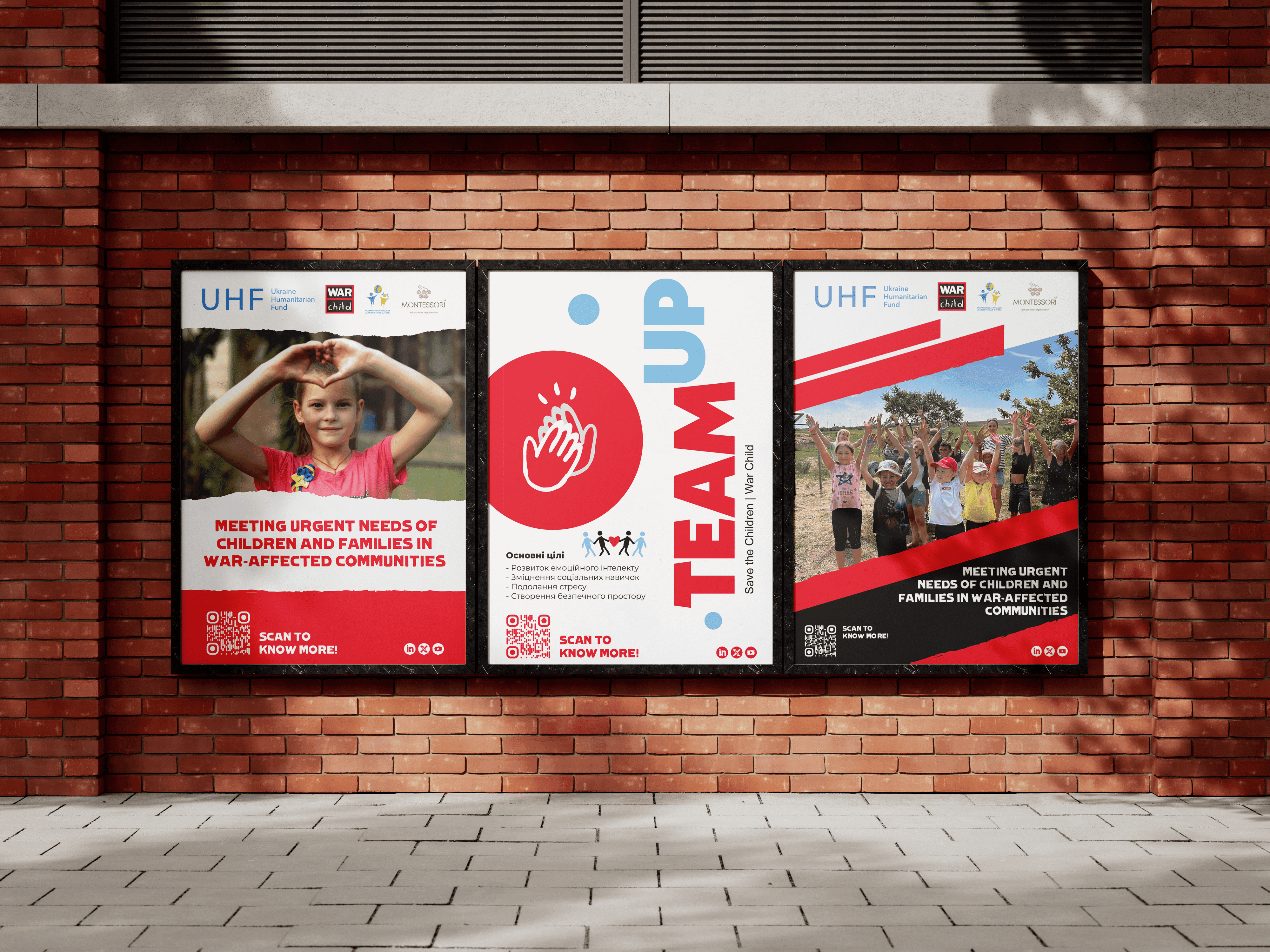 War Child in Ukraine - brand identity