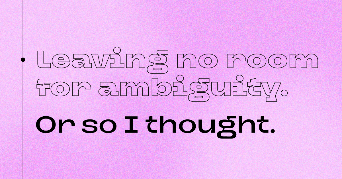 A typography graphic that reads, AI can do it. But when it fails, I know why.