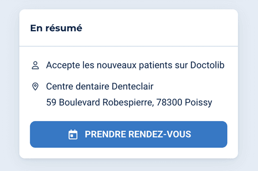 Prendre rendez-vous