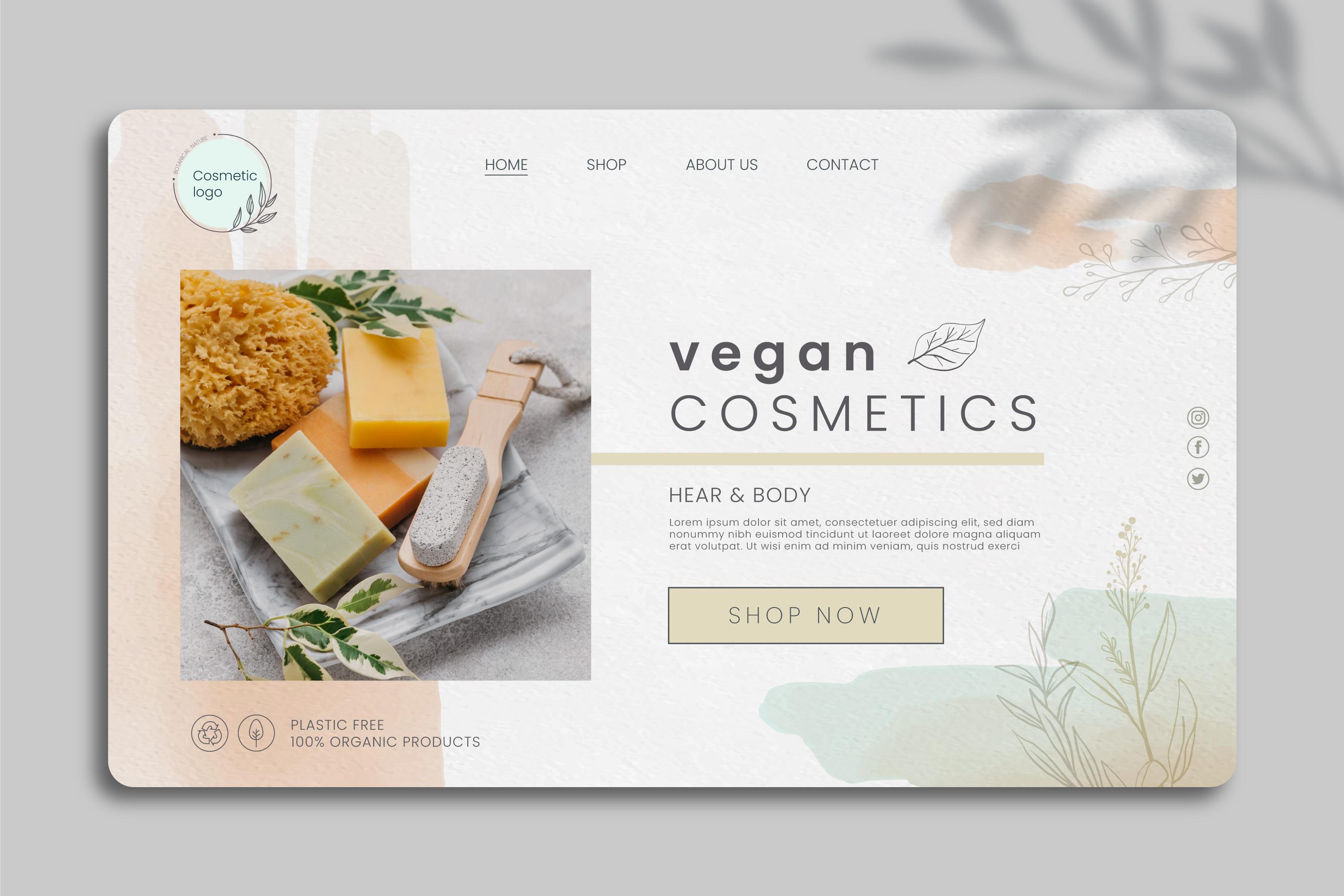 Clean website design balancing beauty and function