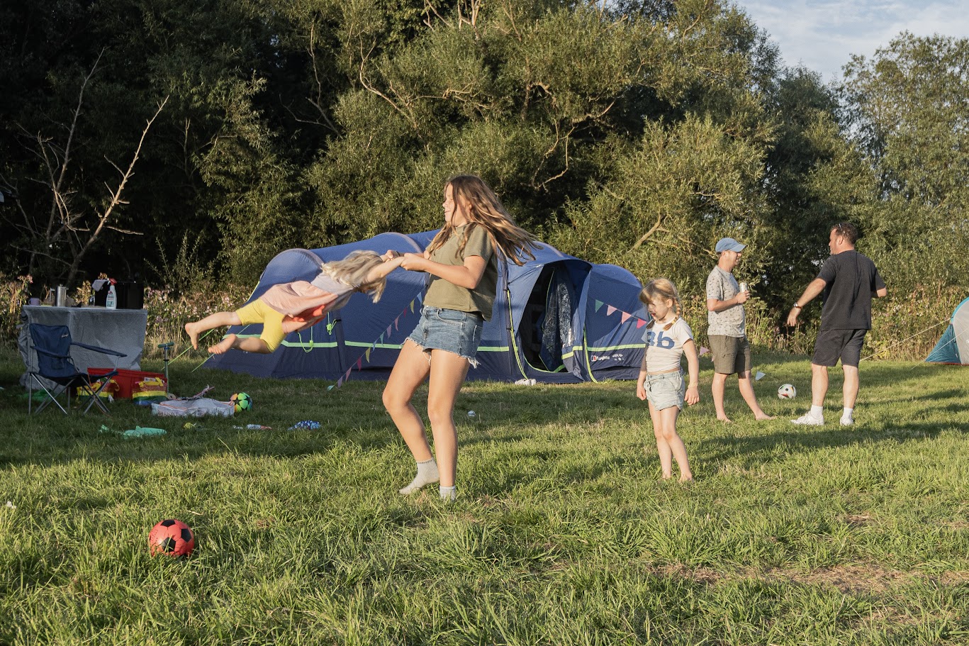 Family camping