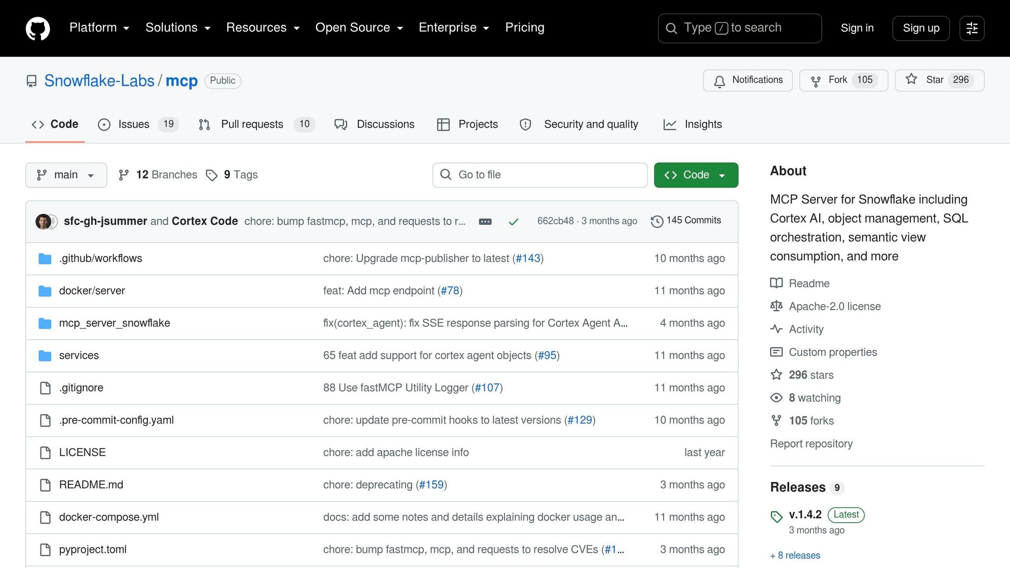 Snowflake Labs OSS MCP Server