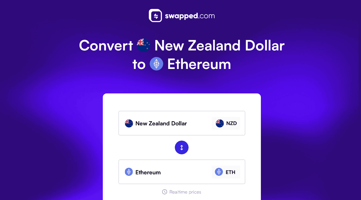 Convert New Zealand Dollar (NZD) to Ethereum (ETH)