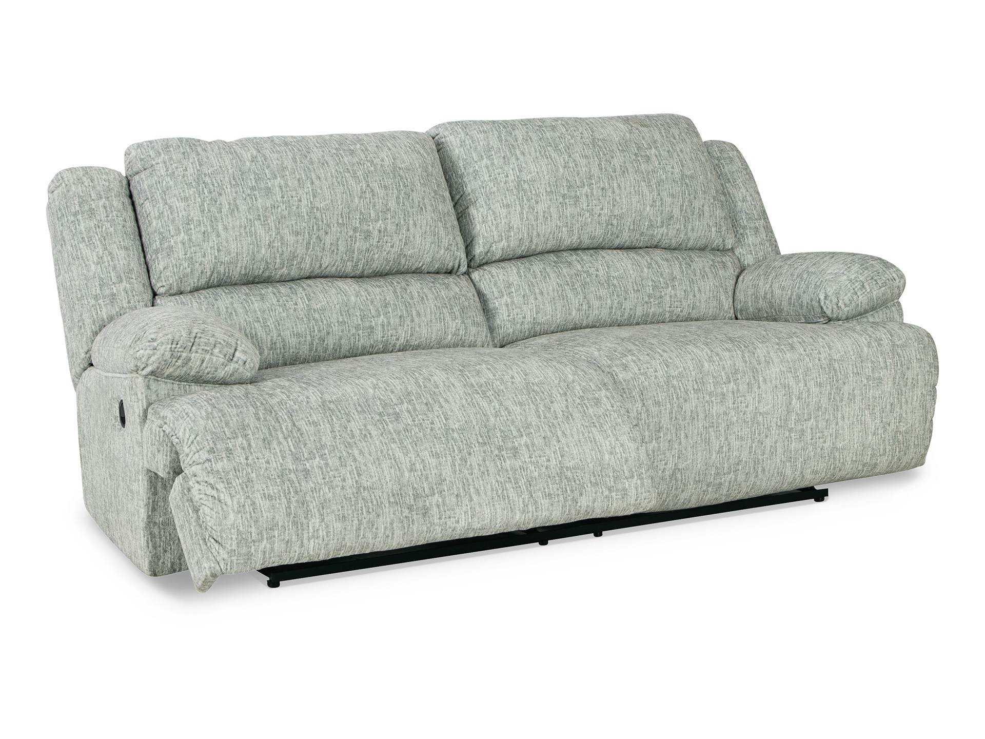 McClelland reclining sofa with a modern design, offering cozy seating and adjustable recline for relaxation.