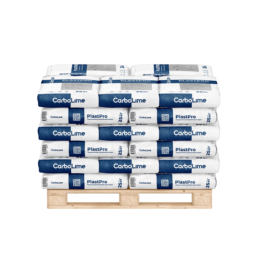 Гипсовая штукатурка CarboLime PlastPro в мешках – строительные смеси в Казахстане
