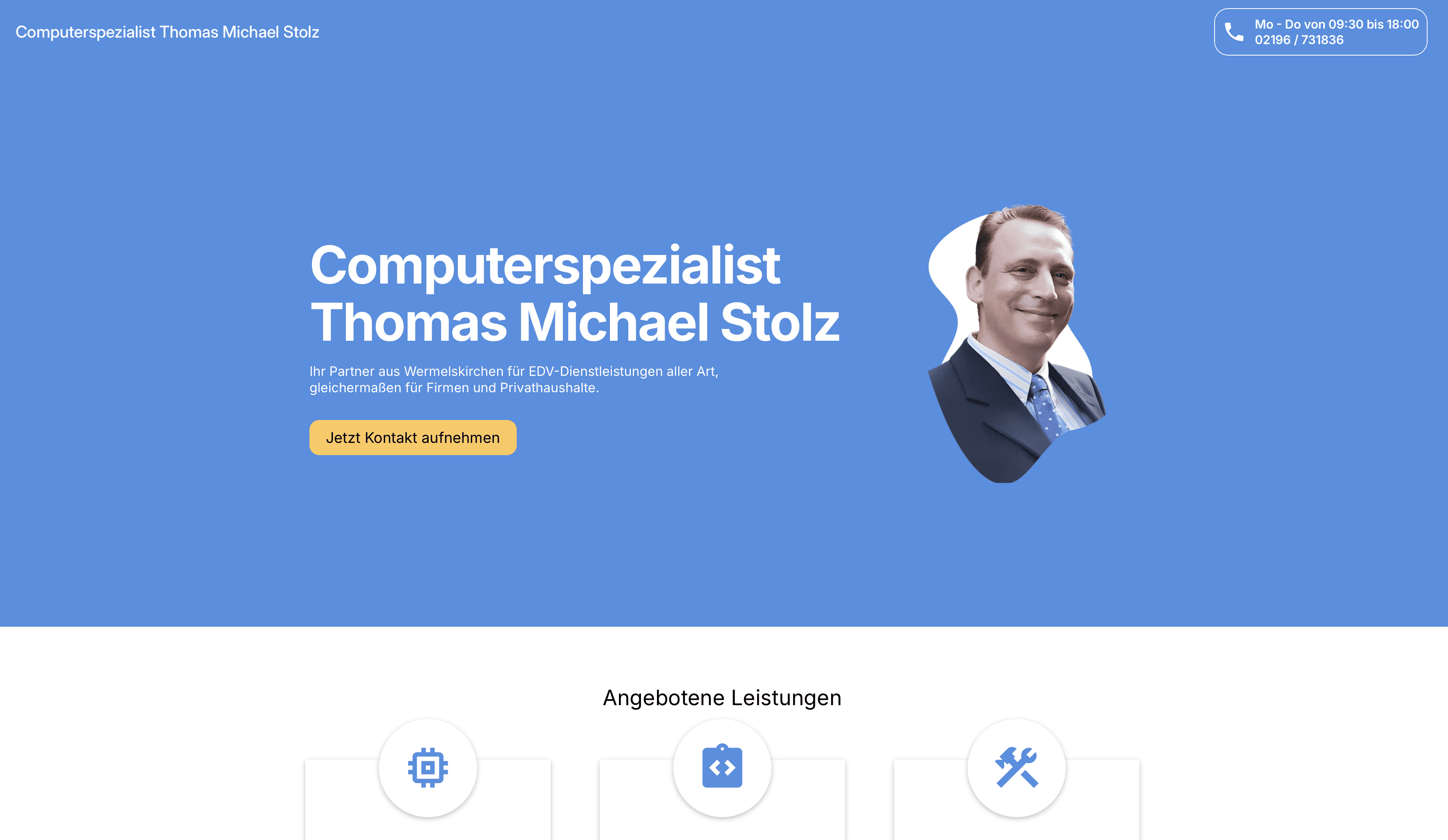 Computerspezialist Thomas Michael Stolz