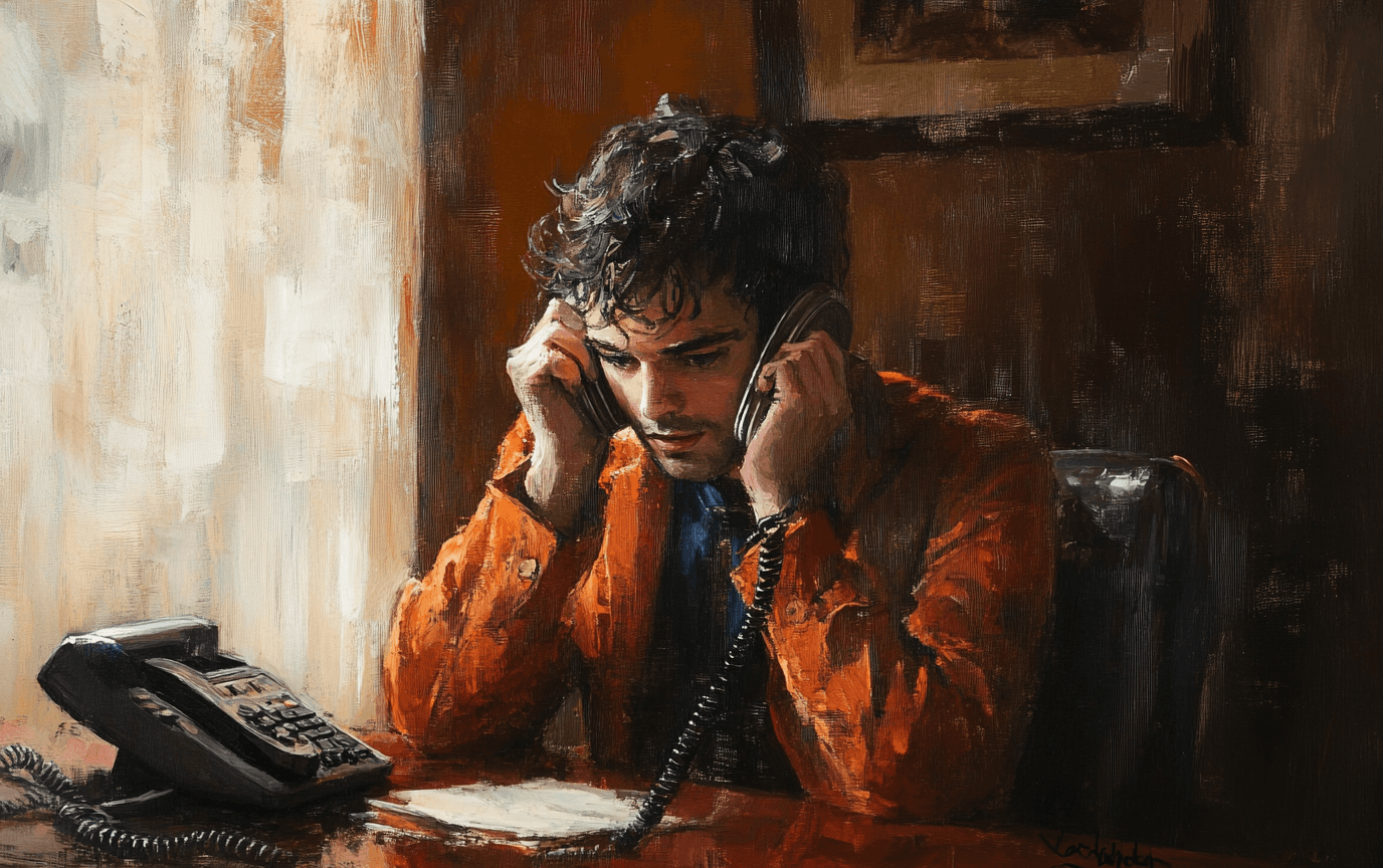 man in phone