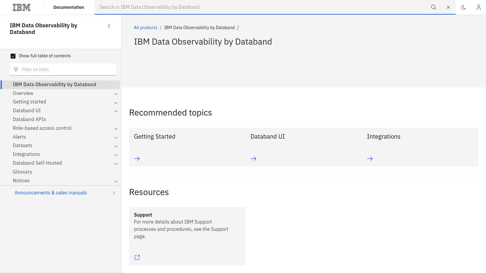 IBM Databand (IBM Data Observability by Databand)