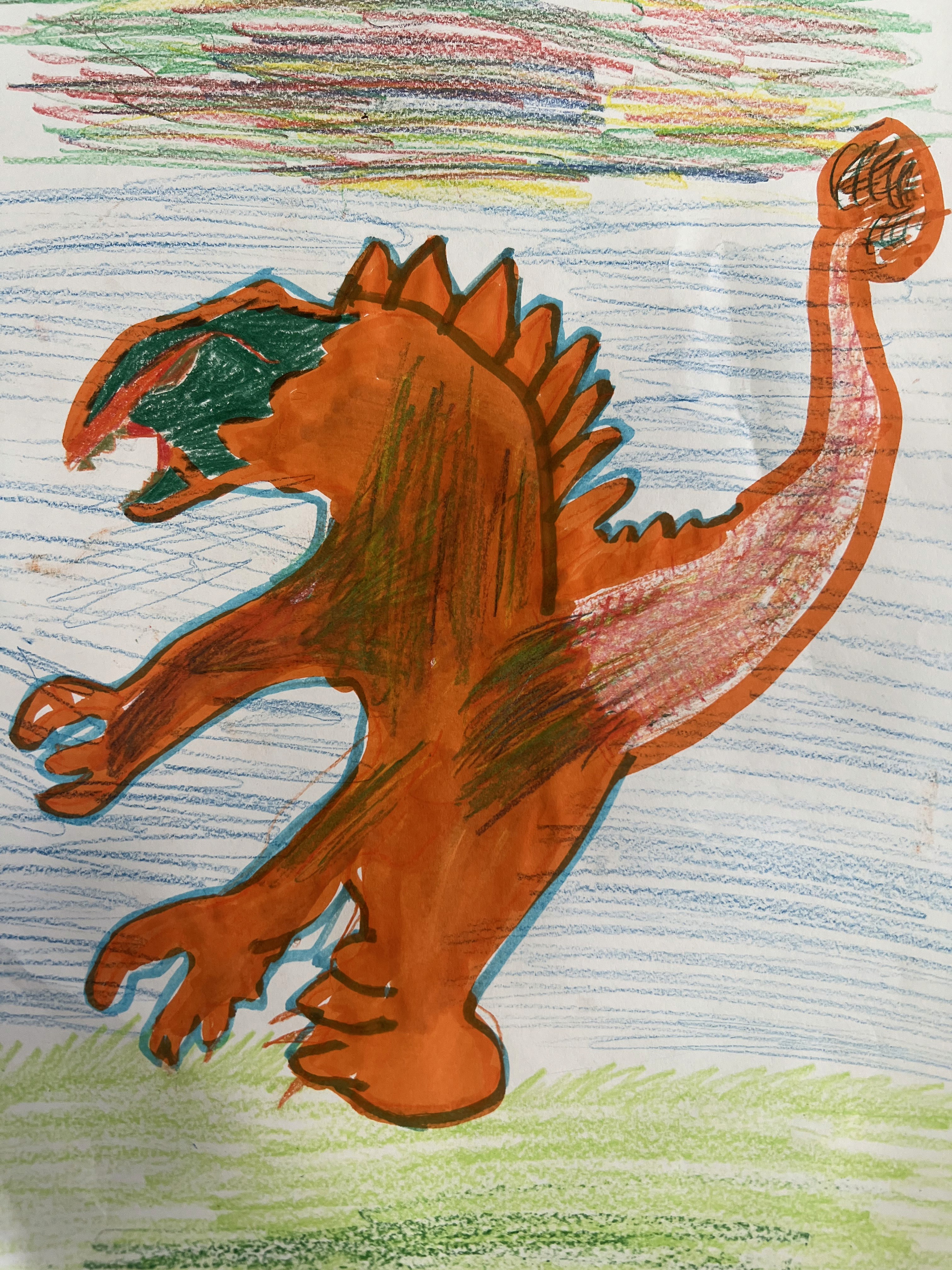 Bucher original drawing by a child