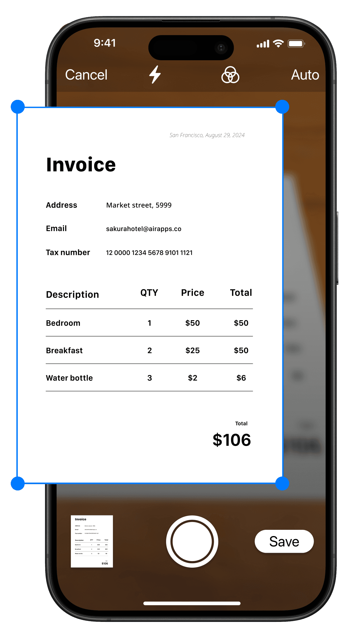 Scan documents instantly