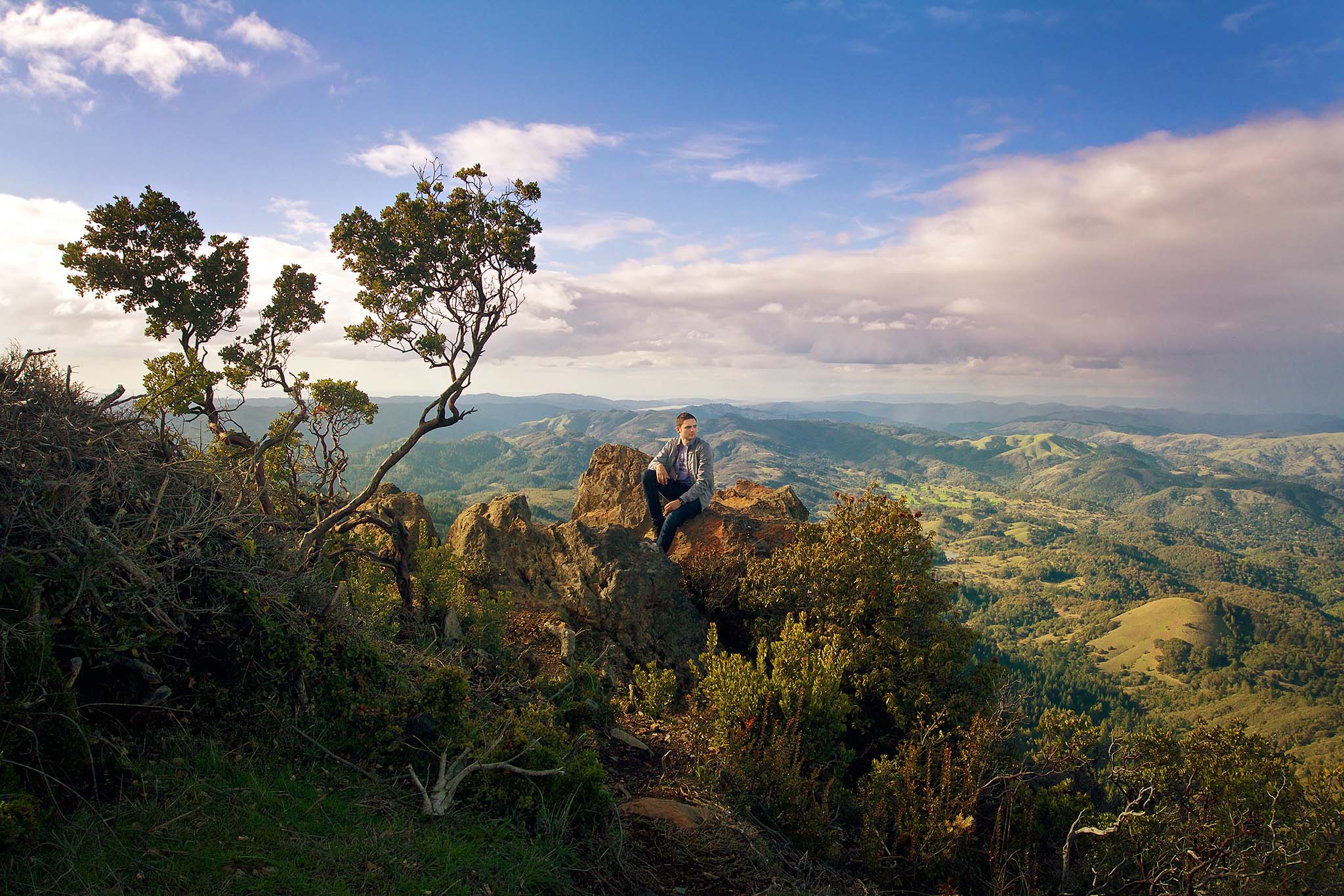 image of the view from a tent