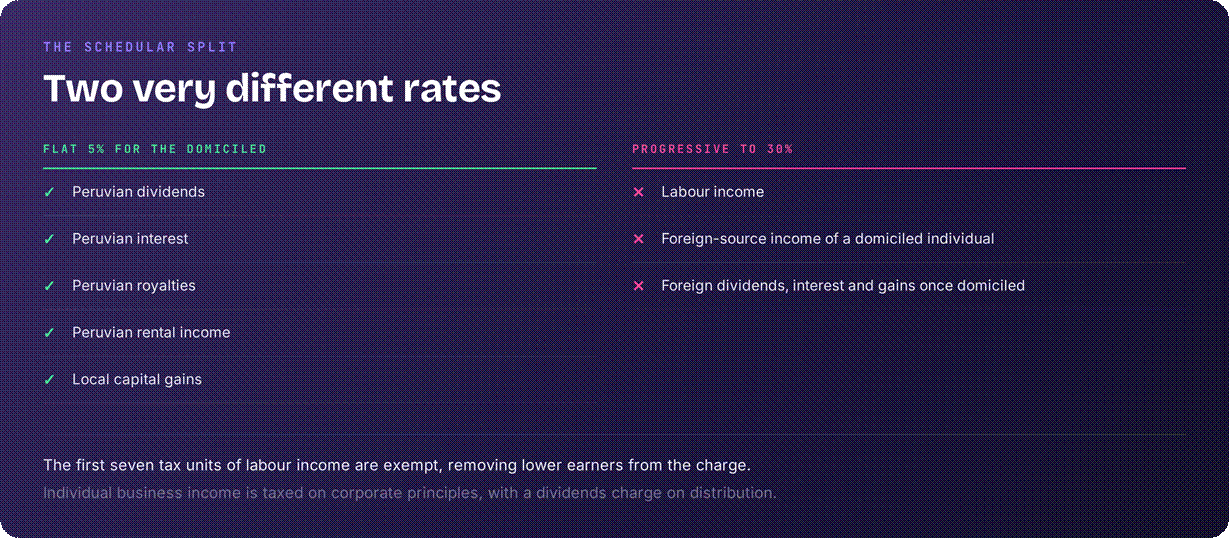 Peru flat tax v progresseive tax