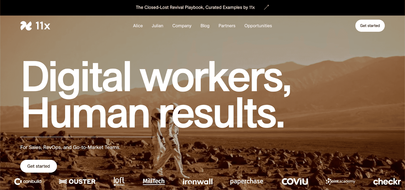 11x.ai homepage