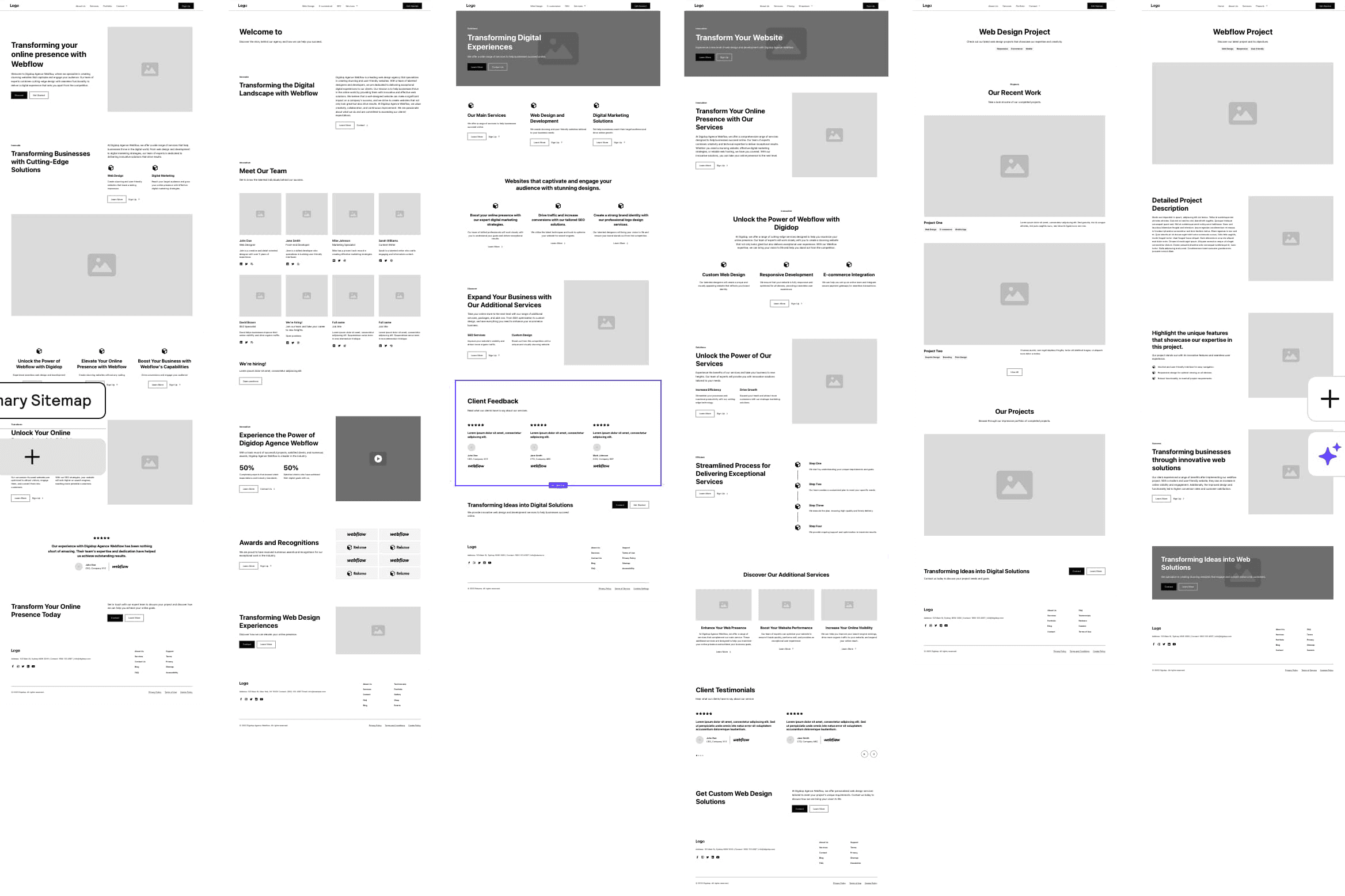 Branding project example