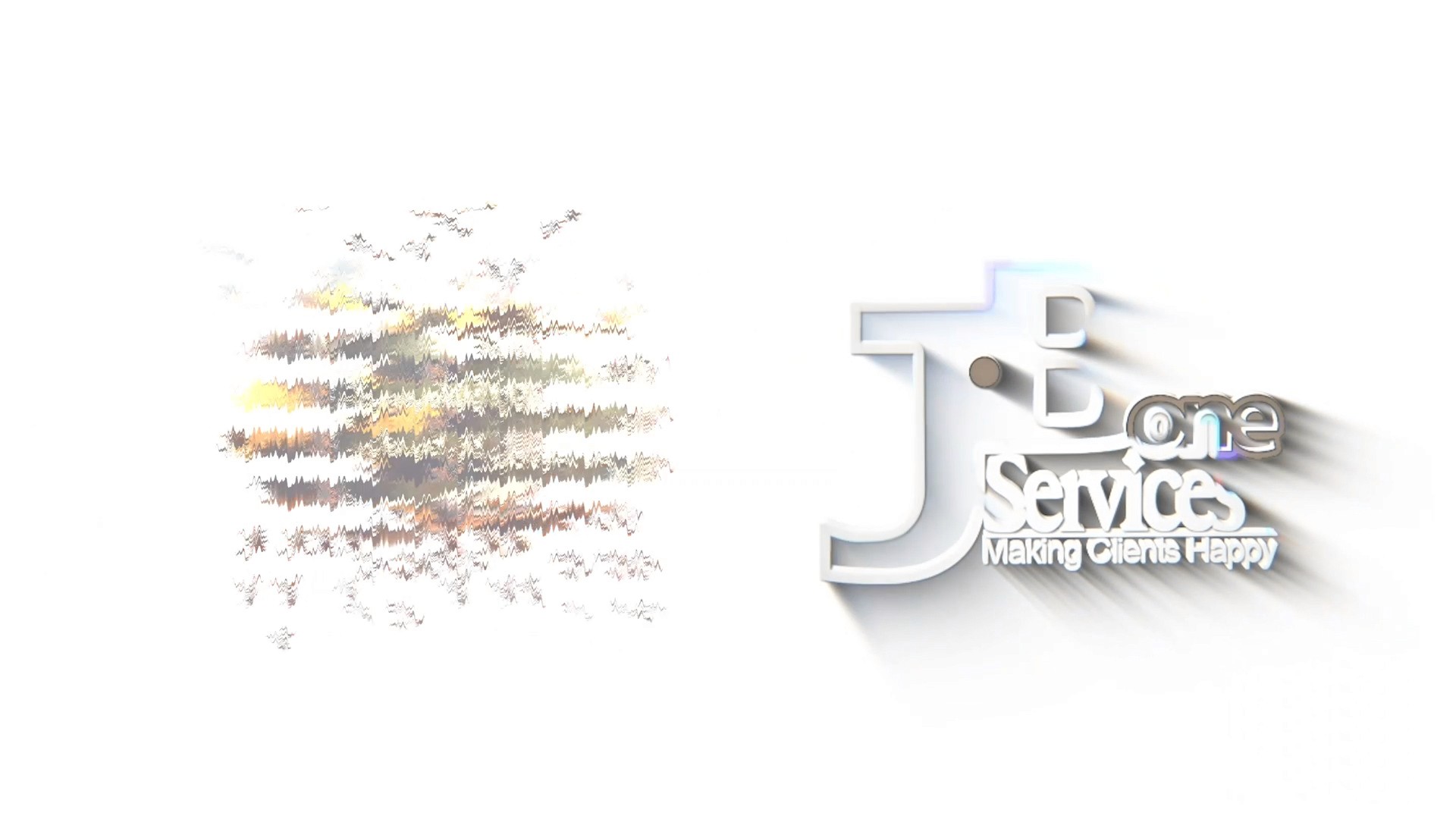 a black background with neon colored shapes