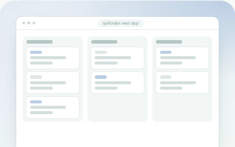 Quillo Labs app preview