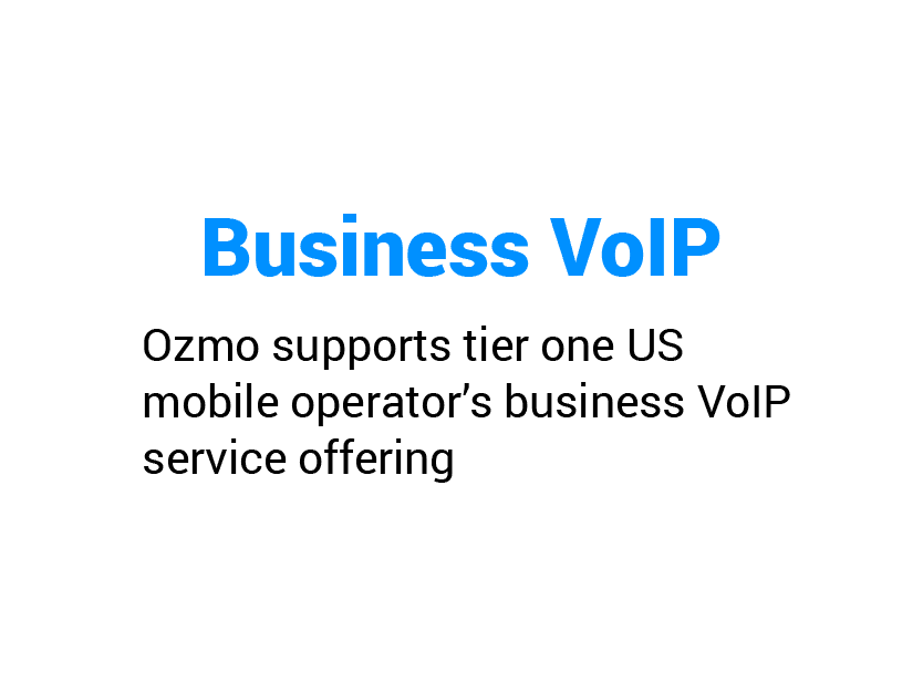 Ozmo partners with tier one MNO for VoIP support