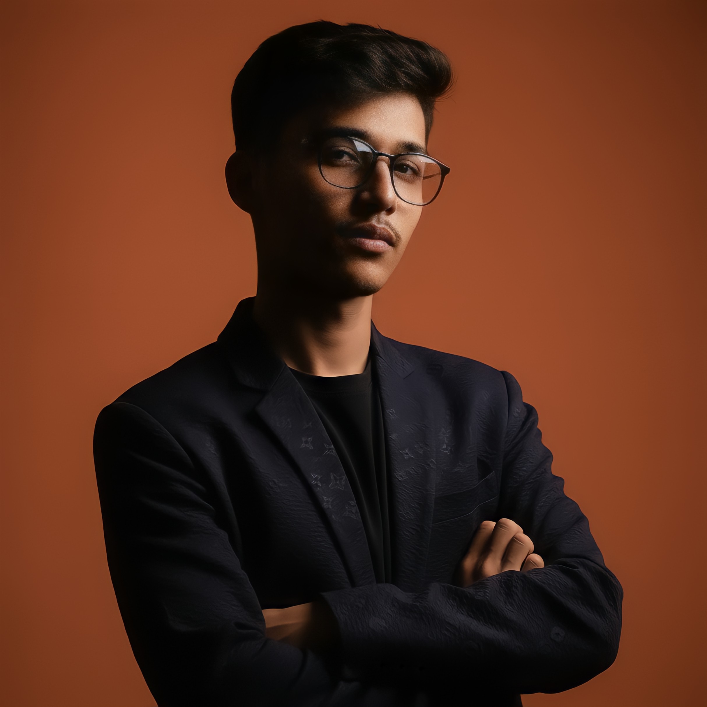 Portrait of portfolio creator