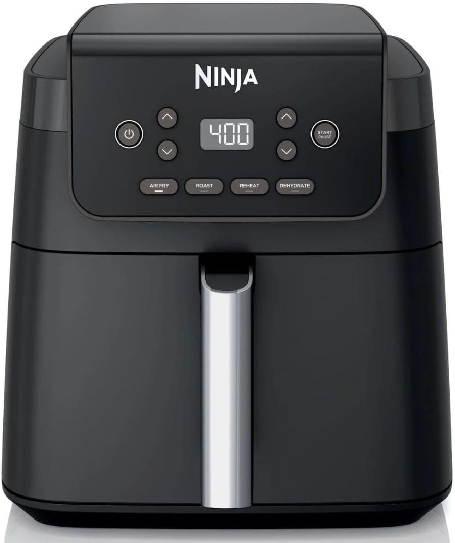 Ninja Max XL 6.5-Quart Air Fryer with large cooking basket and digital controls.