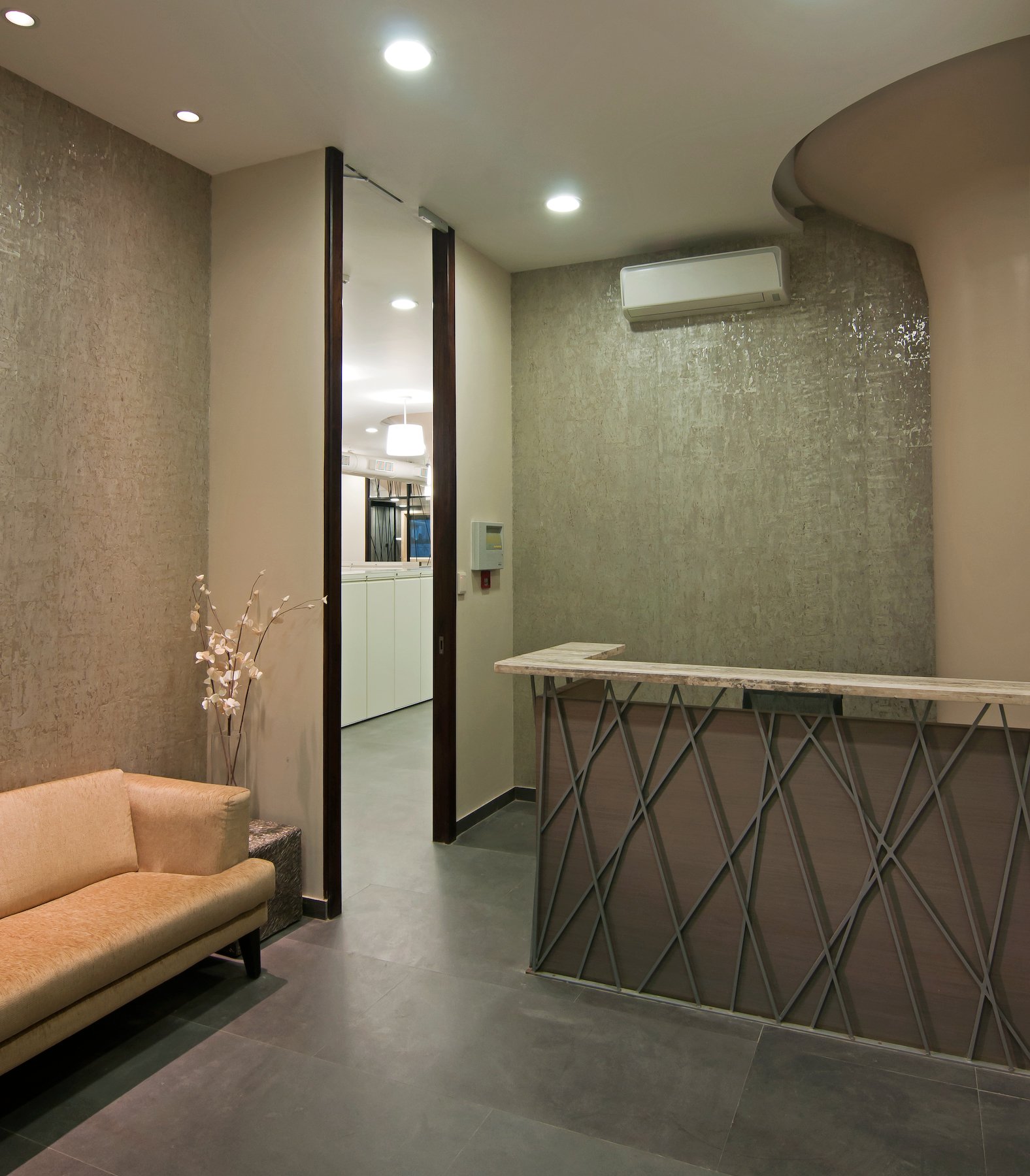 reception area of corporate office