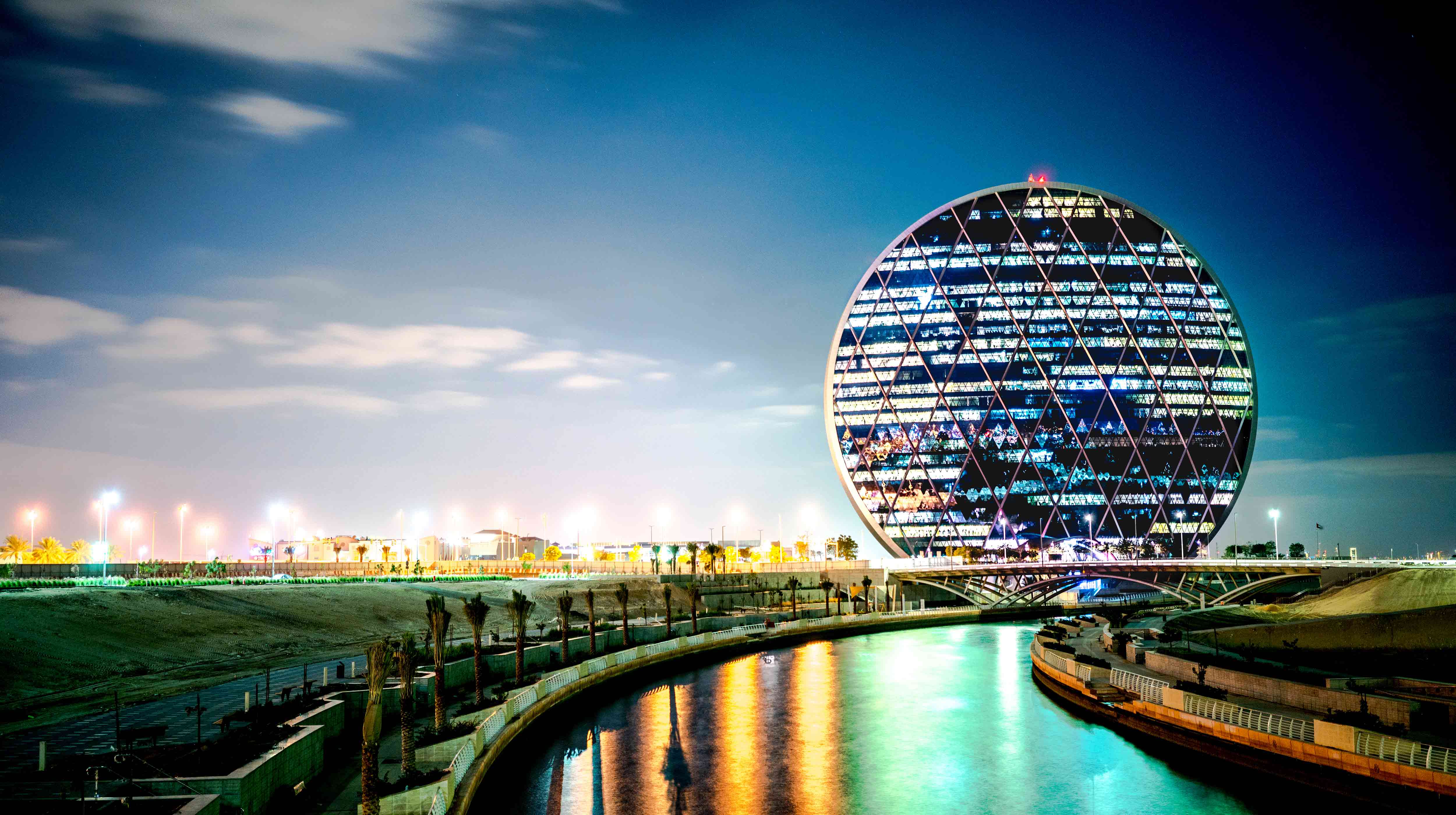 Aldar HQ at Night