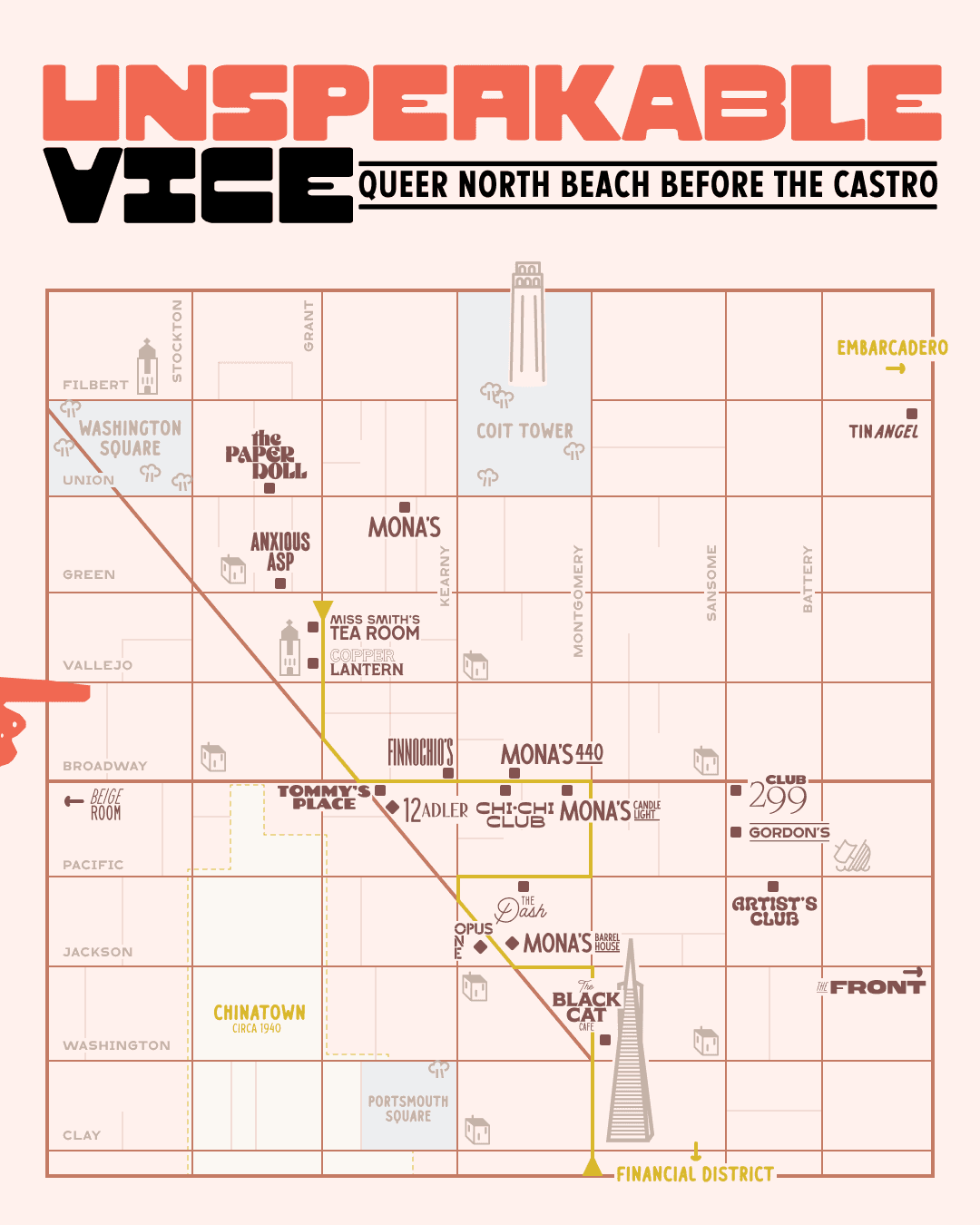 illustrated map