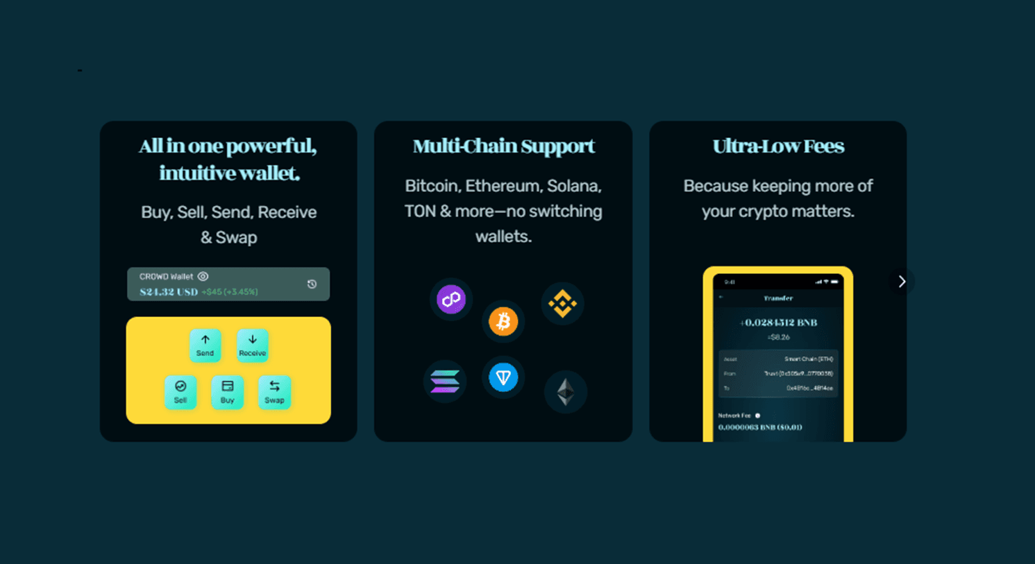 One App, All Chains: Why Multi-Chain Support is the Future of Web3 with  Crowd Wallet