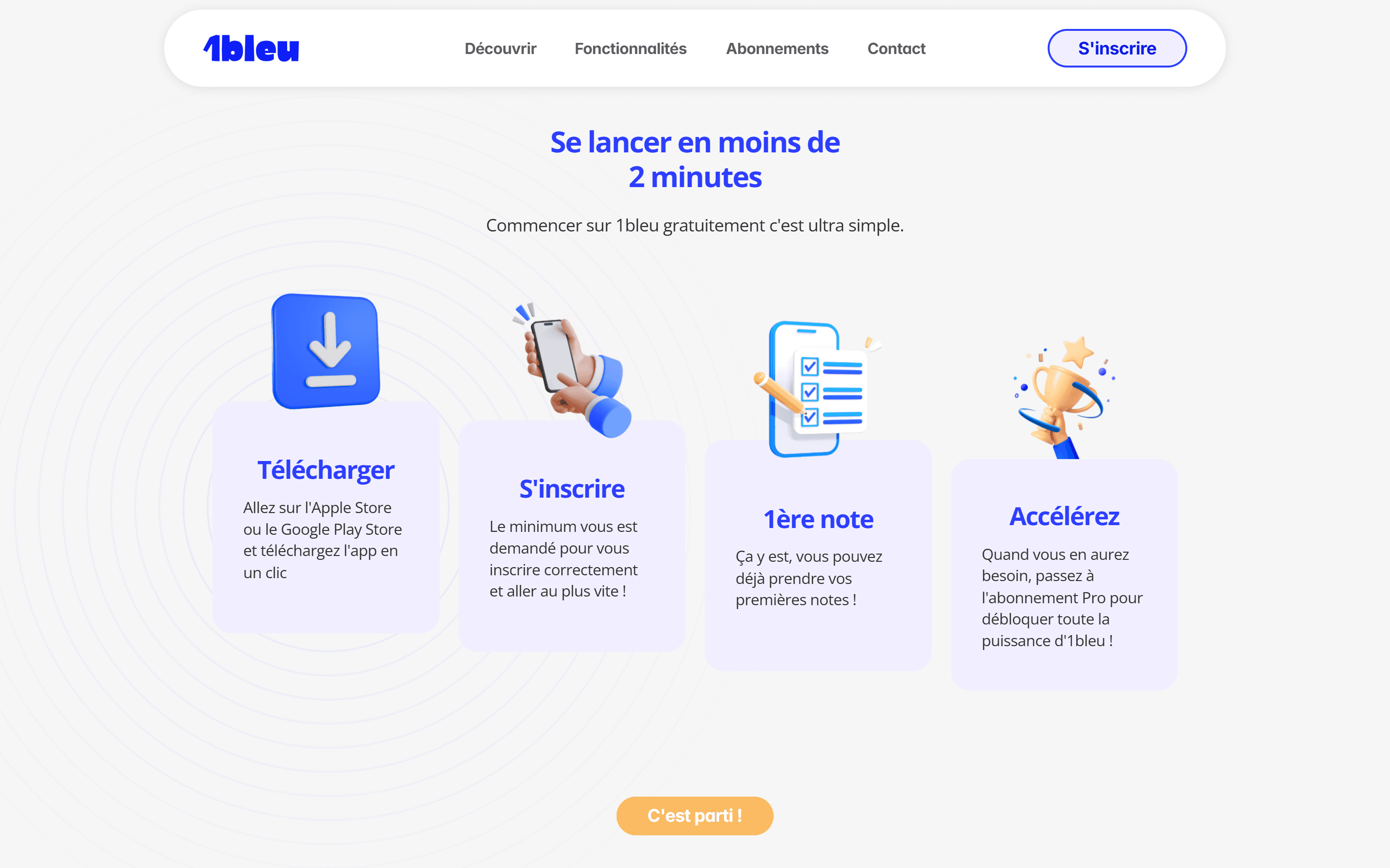 Animation en scroll pour montrer la méthodologie