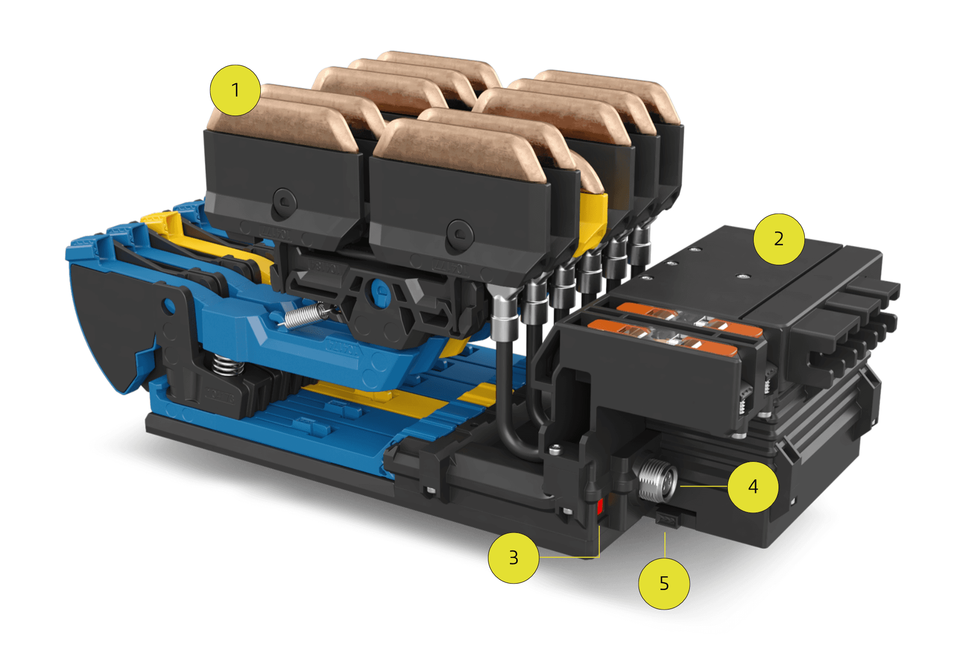 DETO Automation EAGLE Energy Collector Stromabnehmer: Versorgung, Kommunikation und Schnittstellen des Stromabnehmers