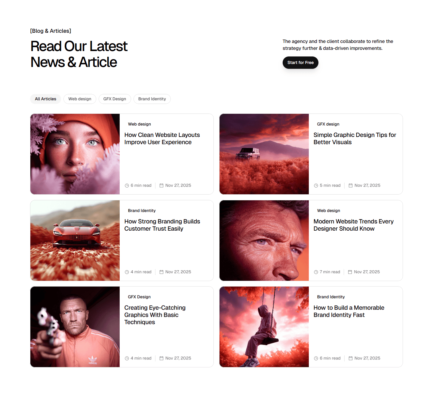 Framer Blog Index Component