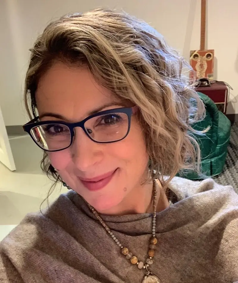 Aerial view of a river flowing into the ocean