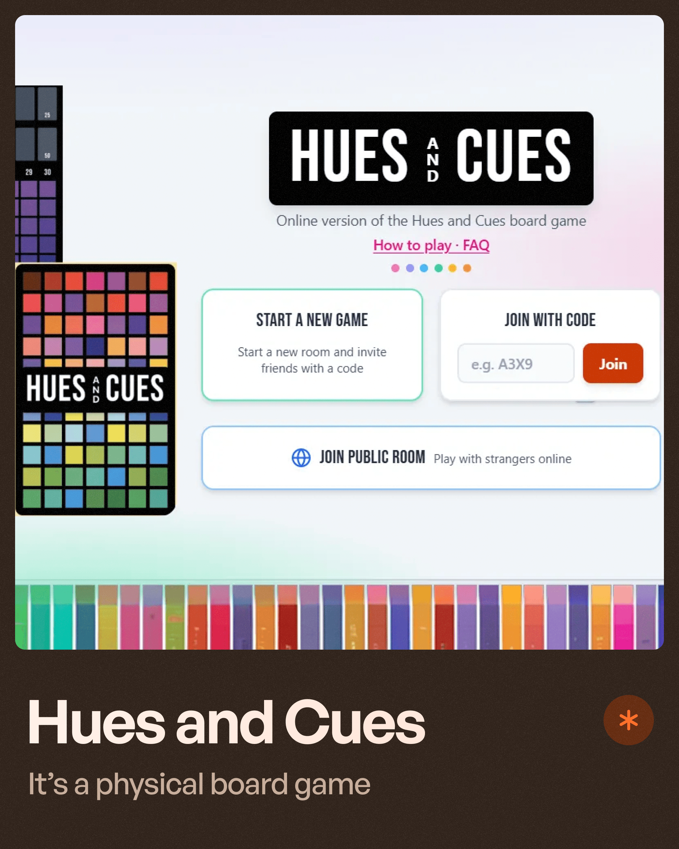 Hues & Cues Game