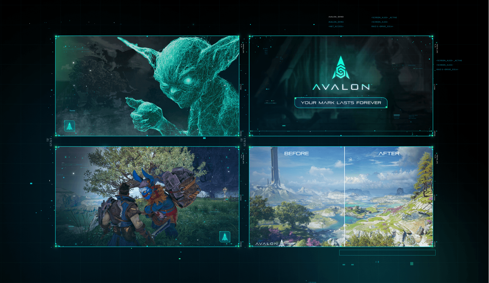 Rebirth Studio Avalon Socials branding