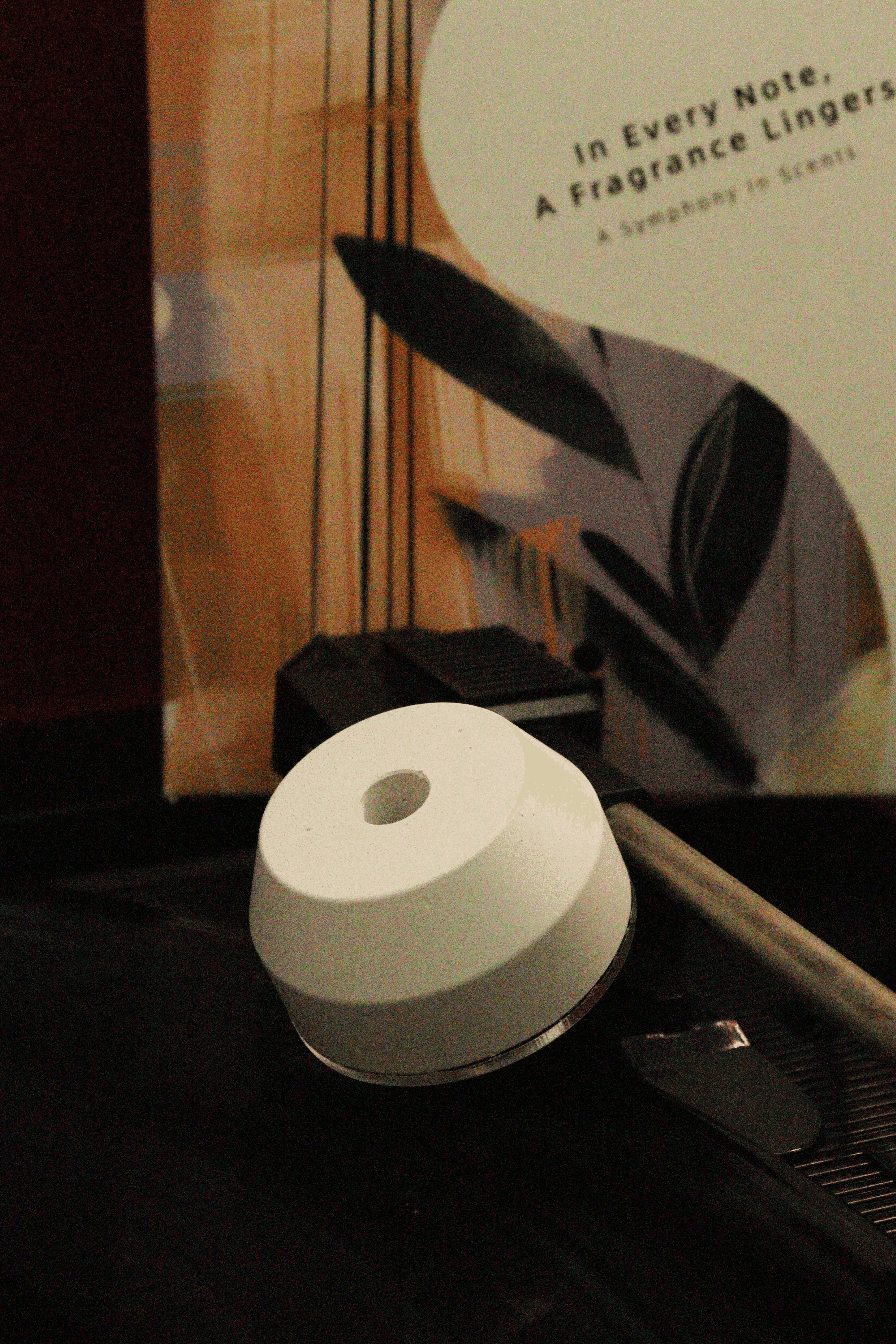 Abstract dark blue and brown waves