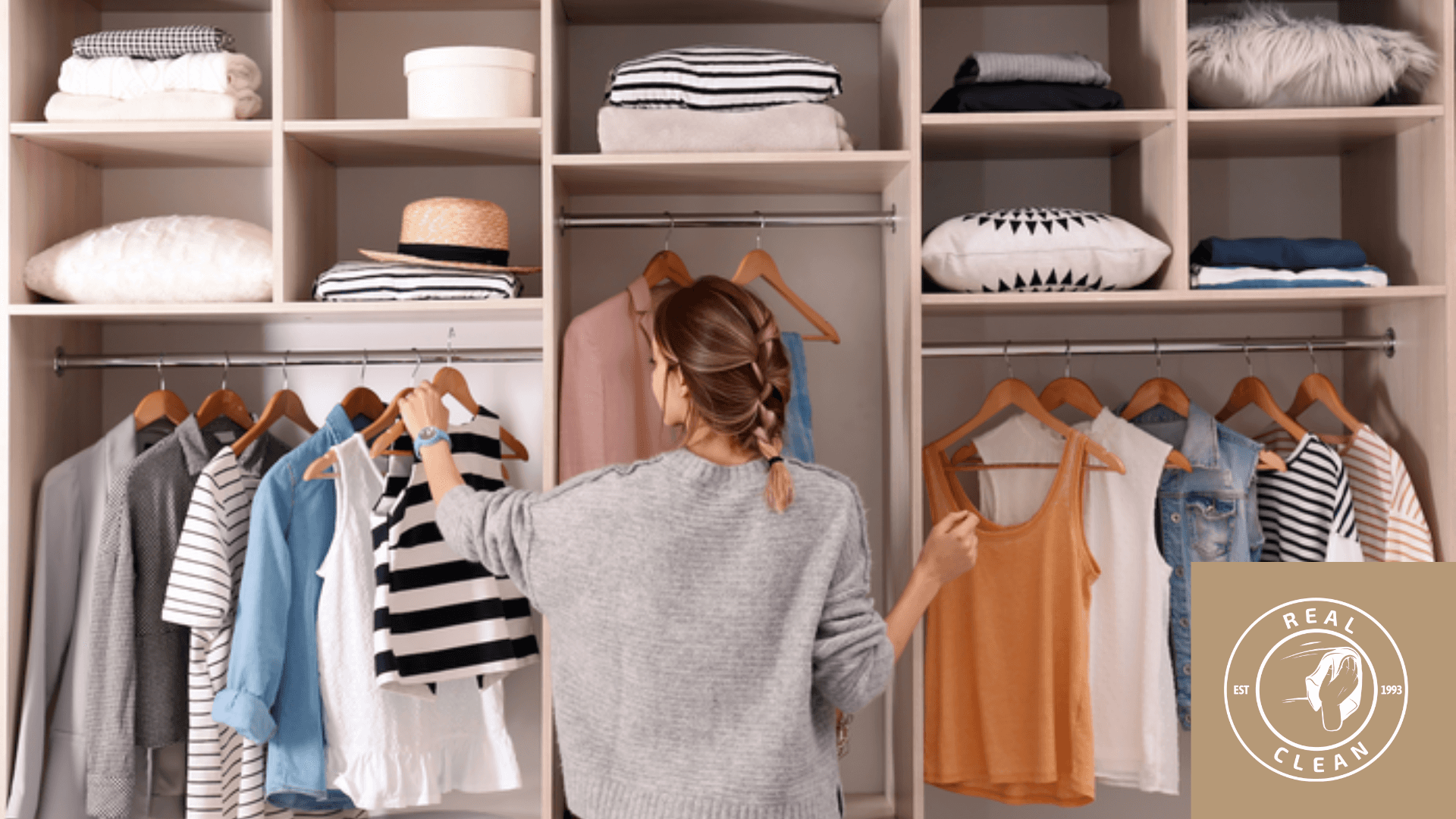 organizing wardrobe