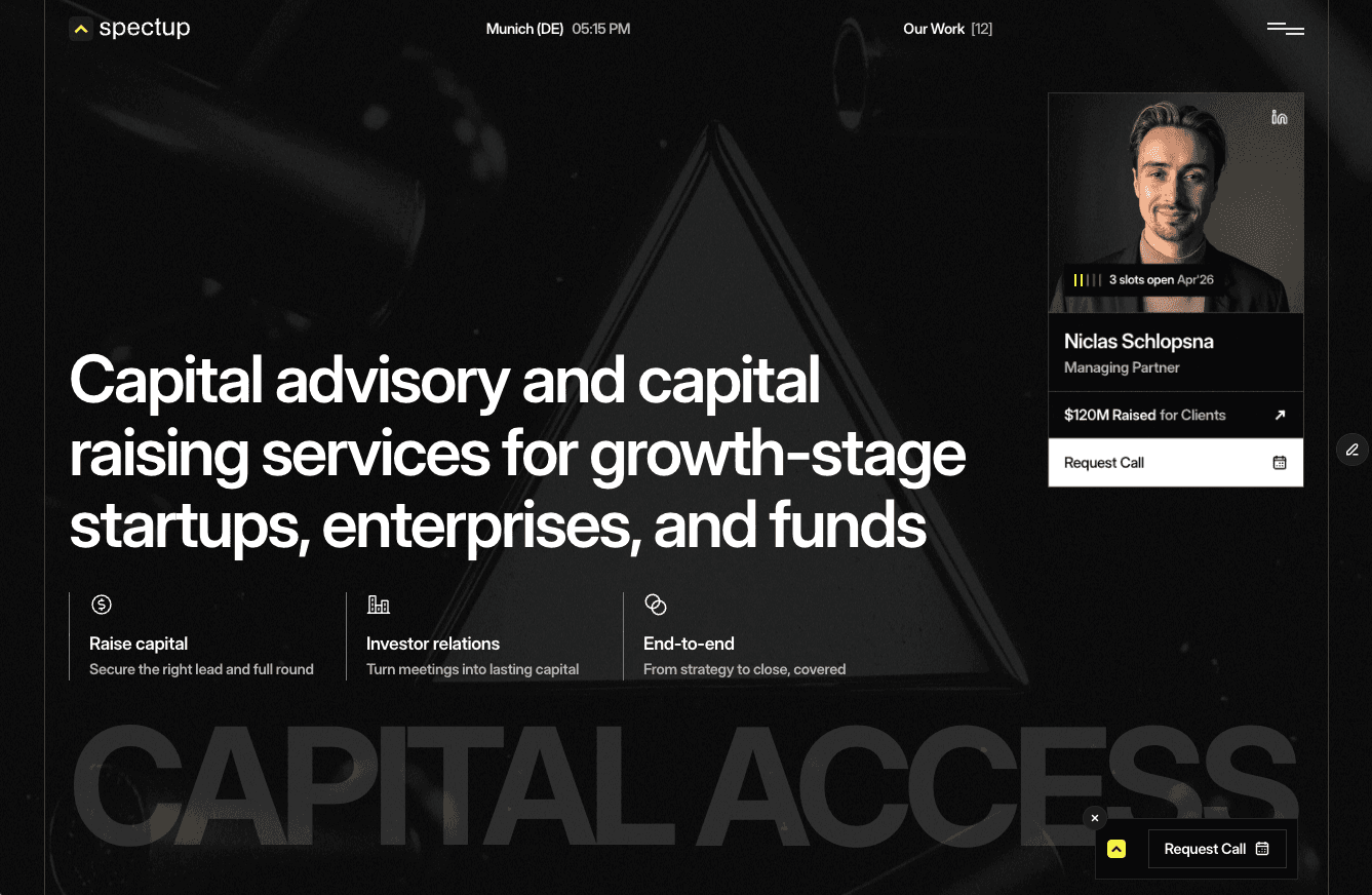 spectup - best startup fundraising consultant