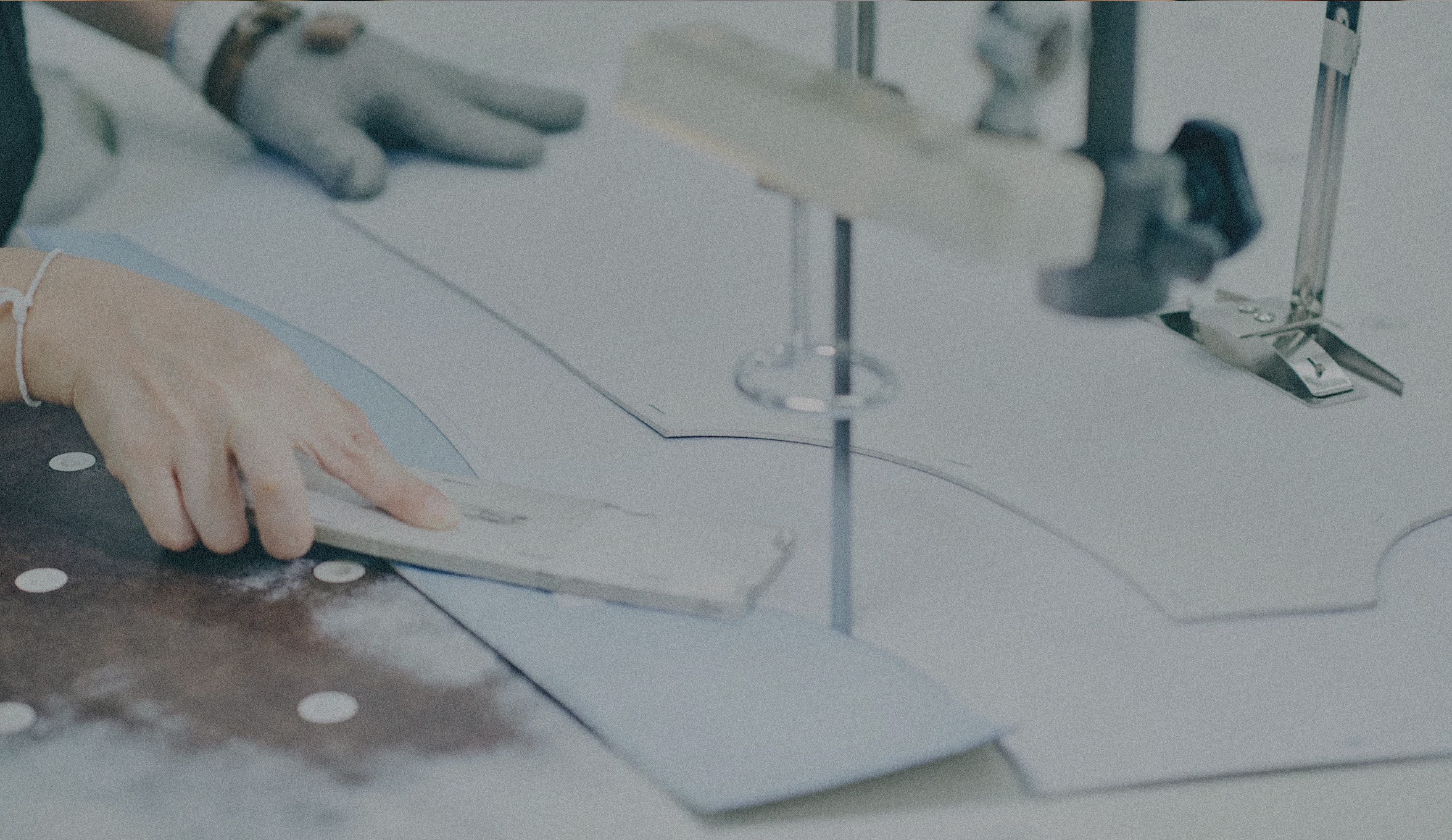 Dynamic picture of a cyclist riding downhill