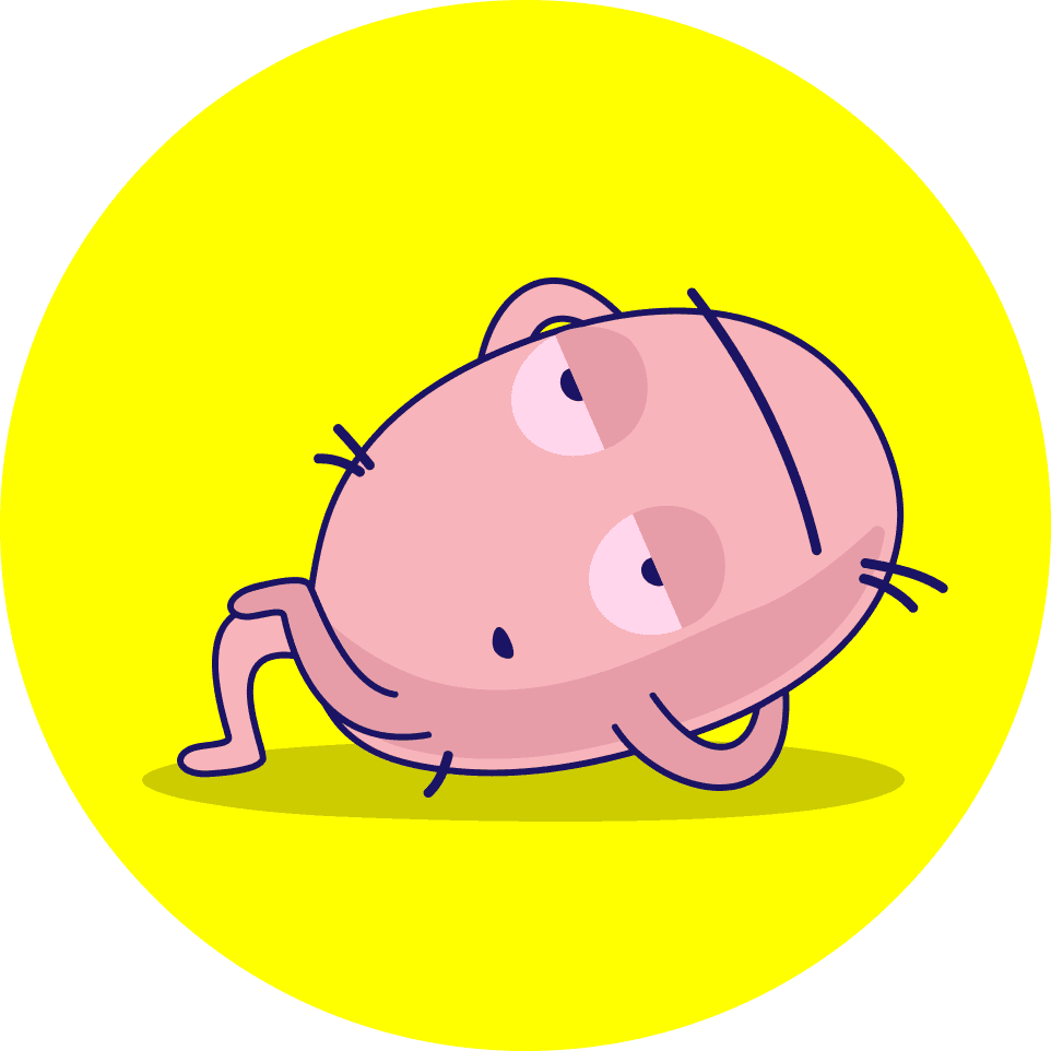 OH, a potato! icon with yellow background