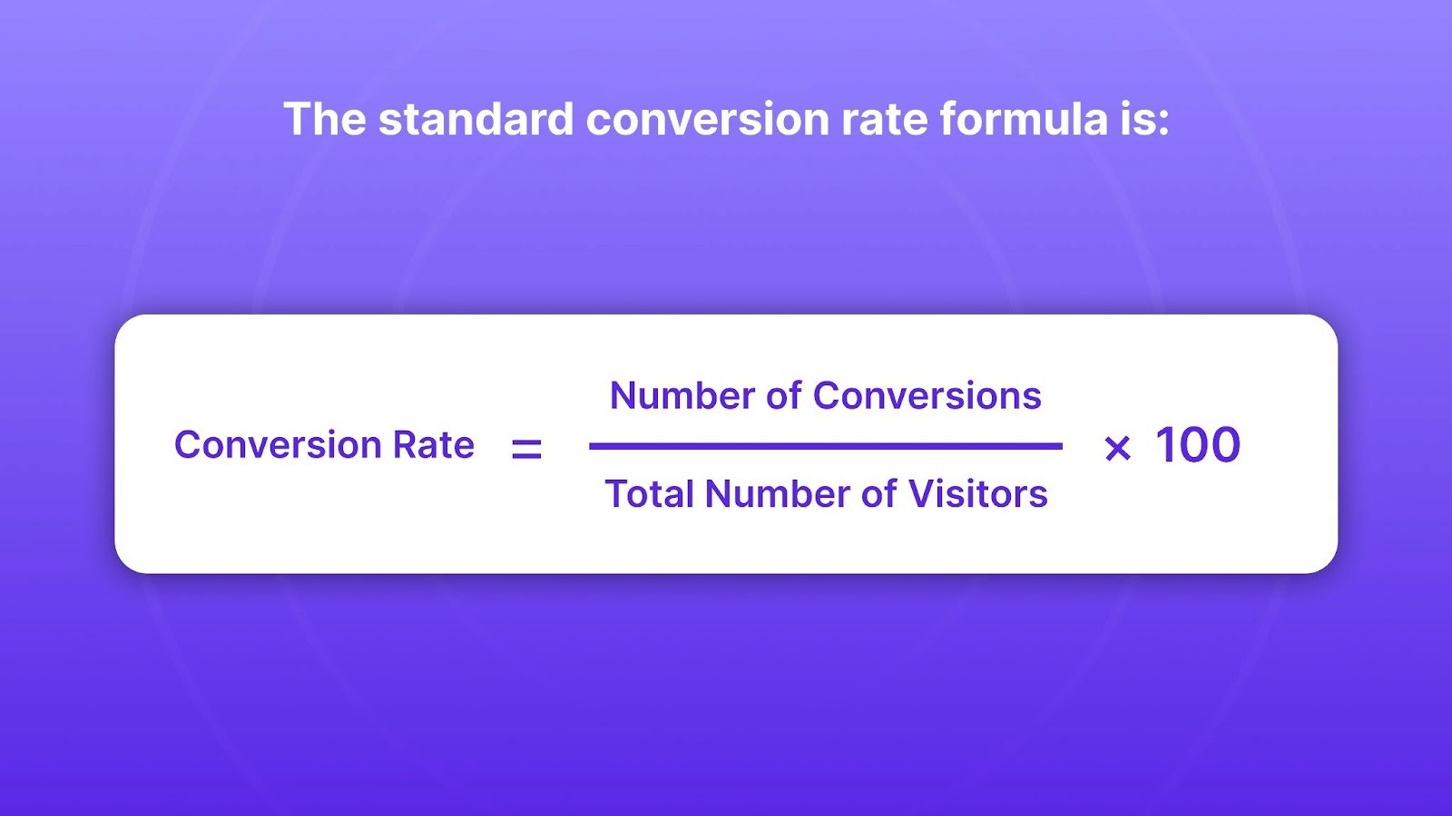  Formula to Calculate Conversion Rates