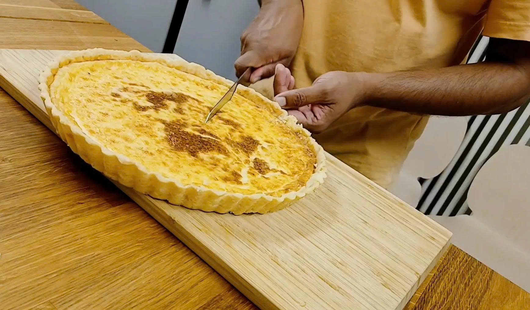 Swedish Cheese Pie (Västerbottenpaj)