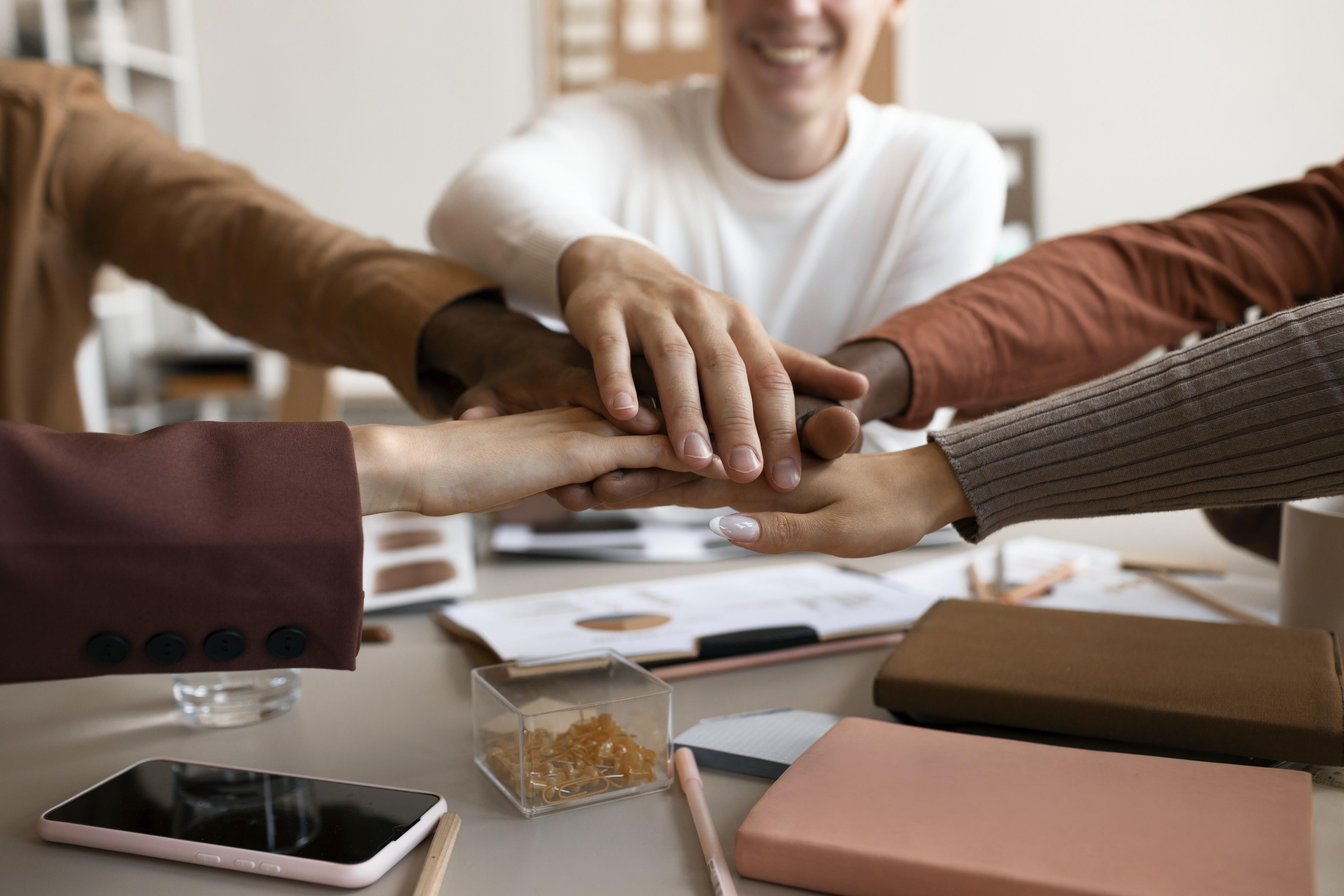 group of people chilling in formance workspace